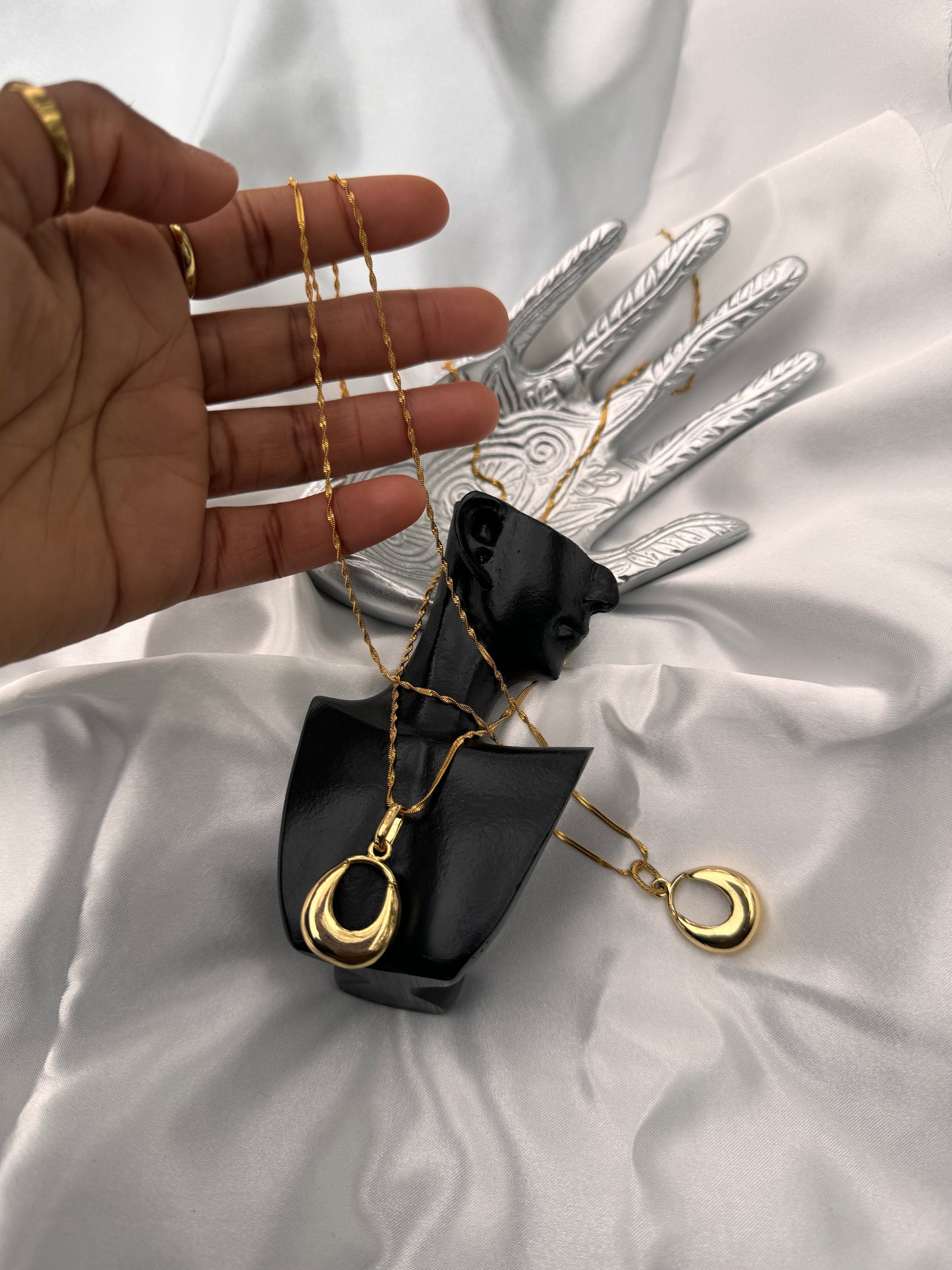 Order the Diya Double Electroplated Stainless Steel Chain and Pendant
