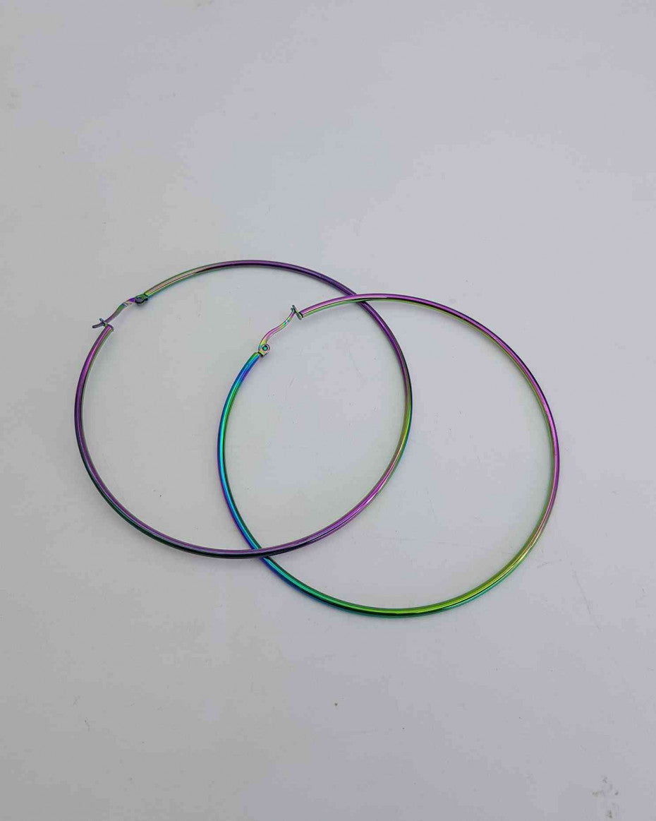 Desa Big Hoop Stainless Steel Non Tarnish Fashion Earrings