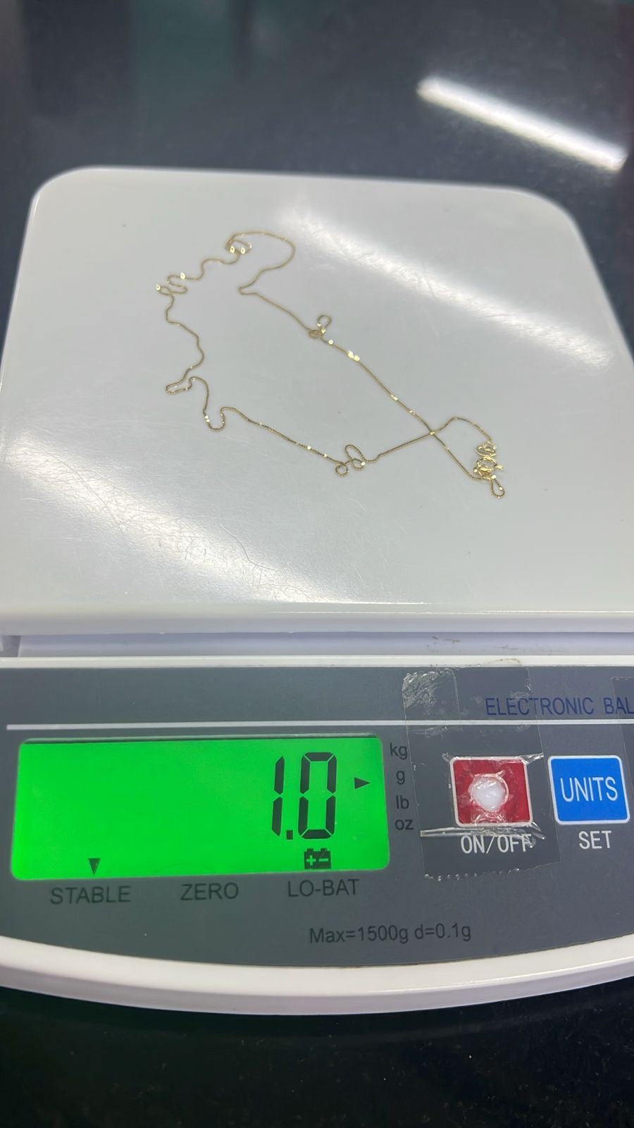 Degaatt 18ct Pure Gold Chain 18inches