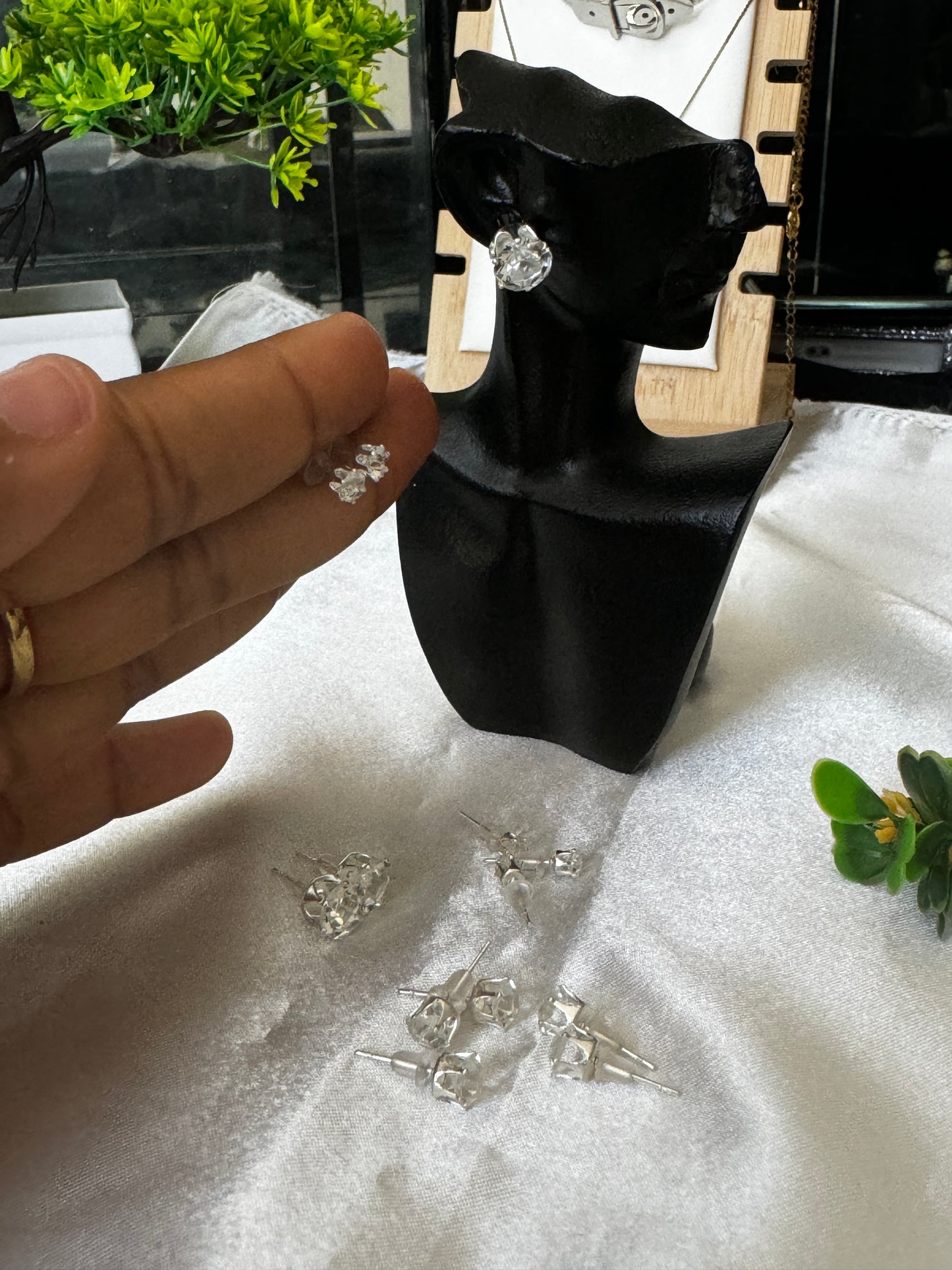 Deba Crystal Stud Earrings
