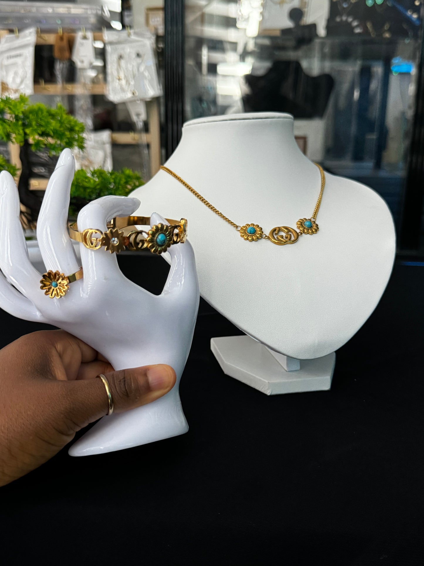 Digga Gold Plated Super Double Electroplated Stainless Steel Jewellery Set