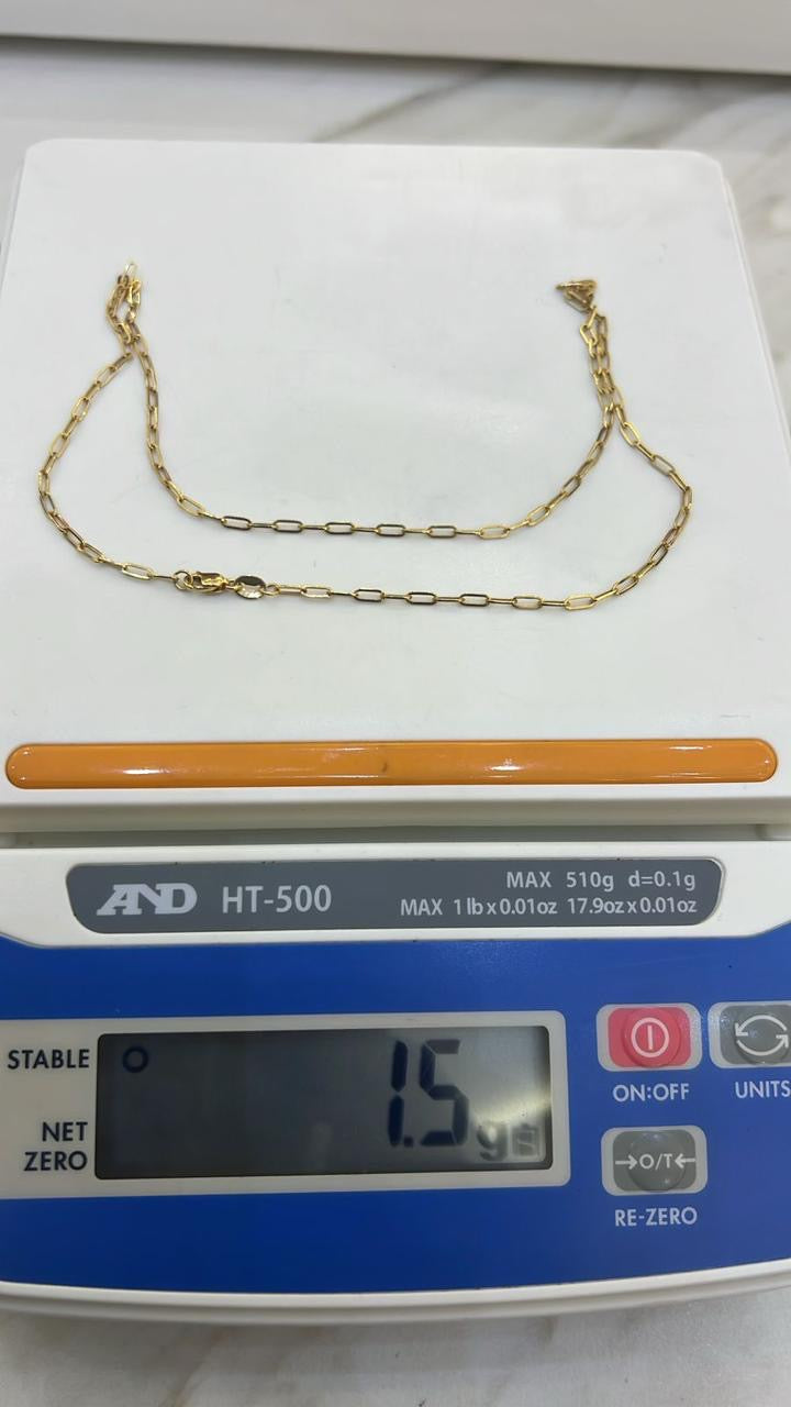 Dufag 18ct Solid Gold Chain