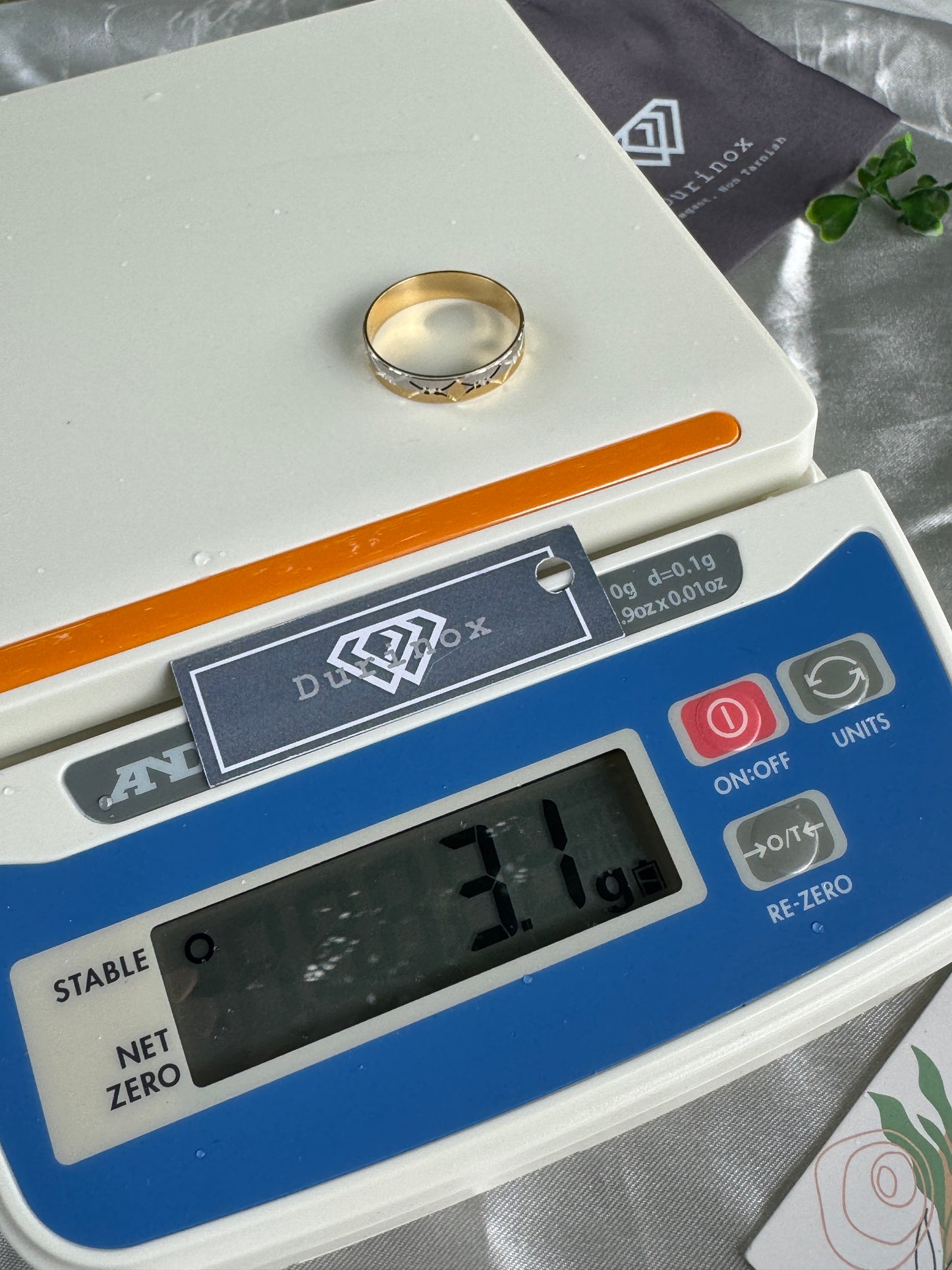 Debam 18 Karat Real Gold Rings