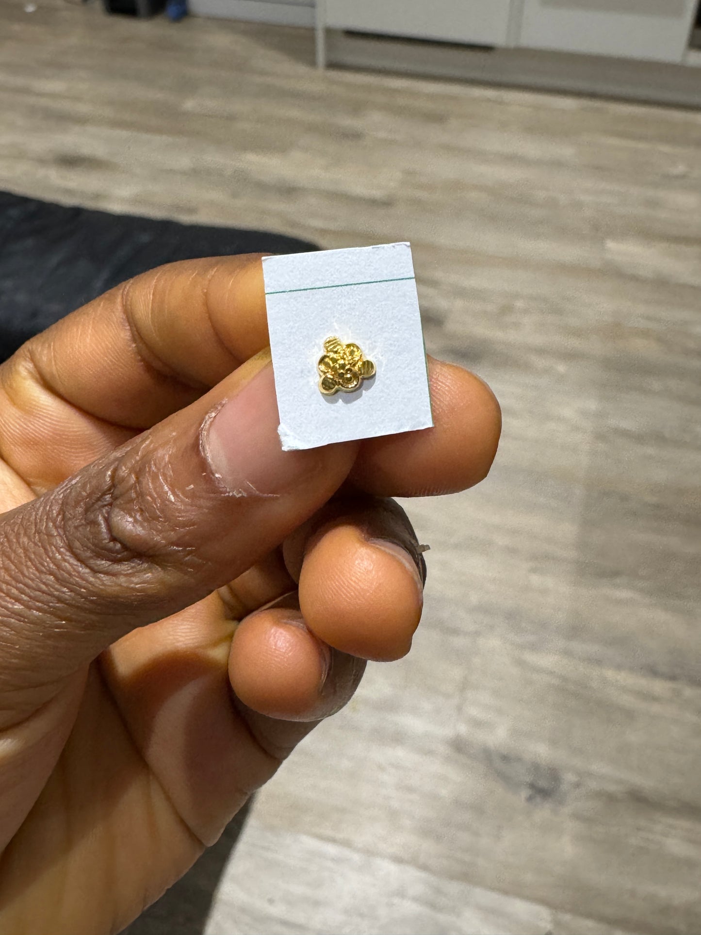Dugad 22ct | 22 Karat Real Gold Nose Stud Pin Ring