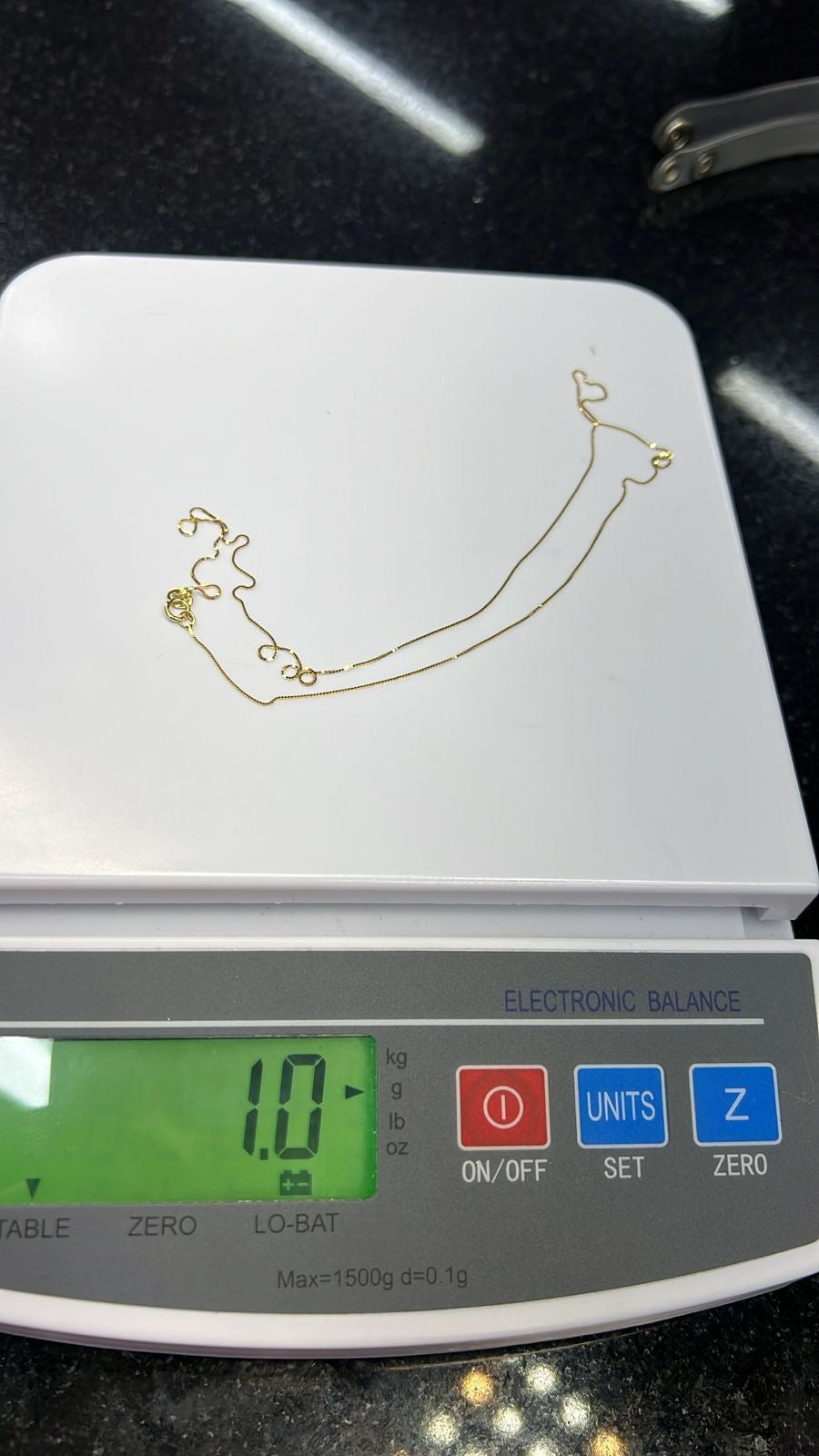 Degaatt 18ct Pure Gold Chain 18inches