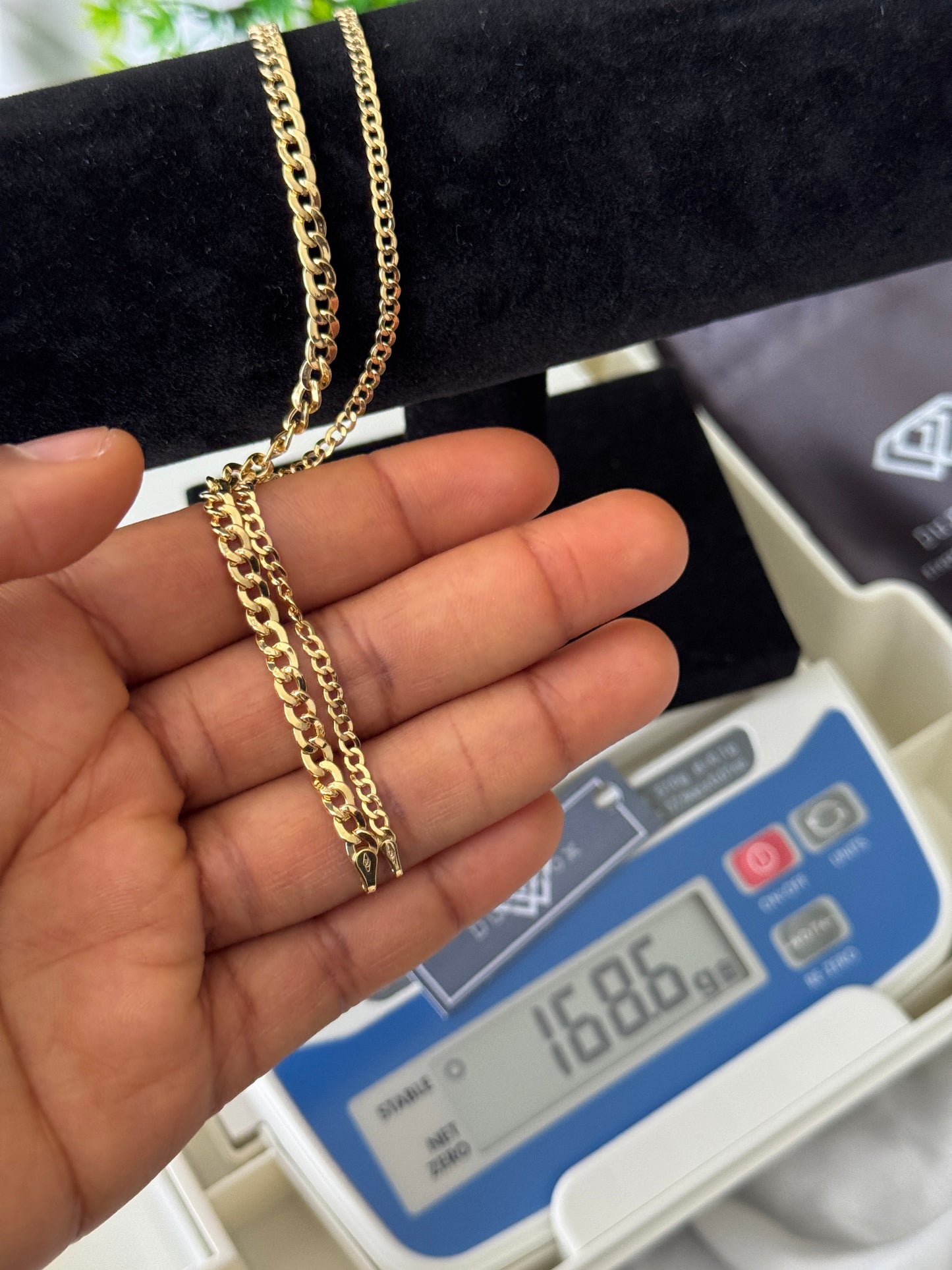 Deglaak 18Karat Pure Gold (Extra) Cuban Anklets