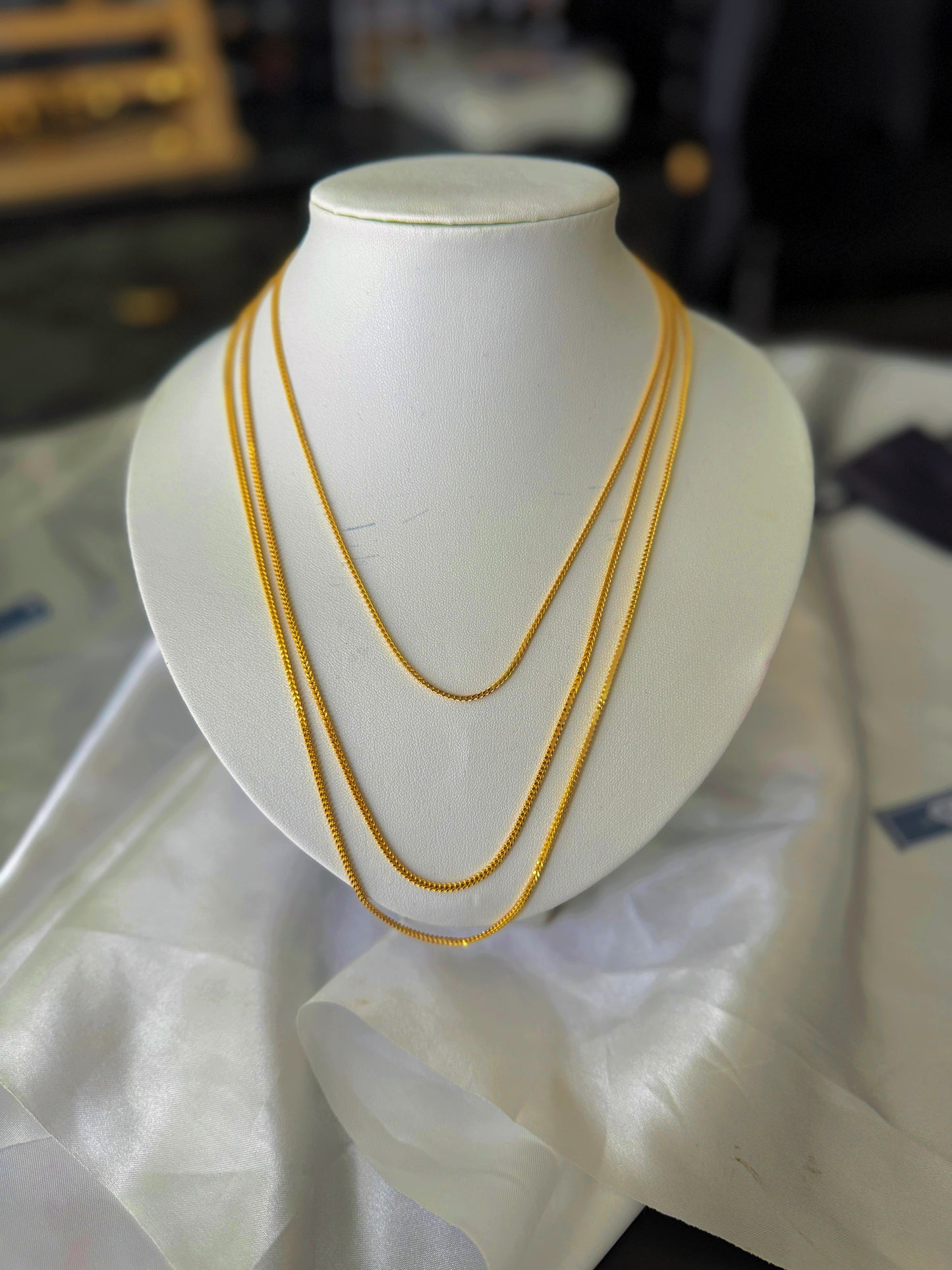 Degaarb 18ct Pure Gold Franco Chain