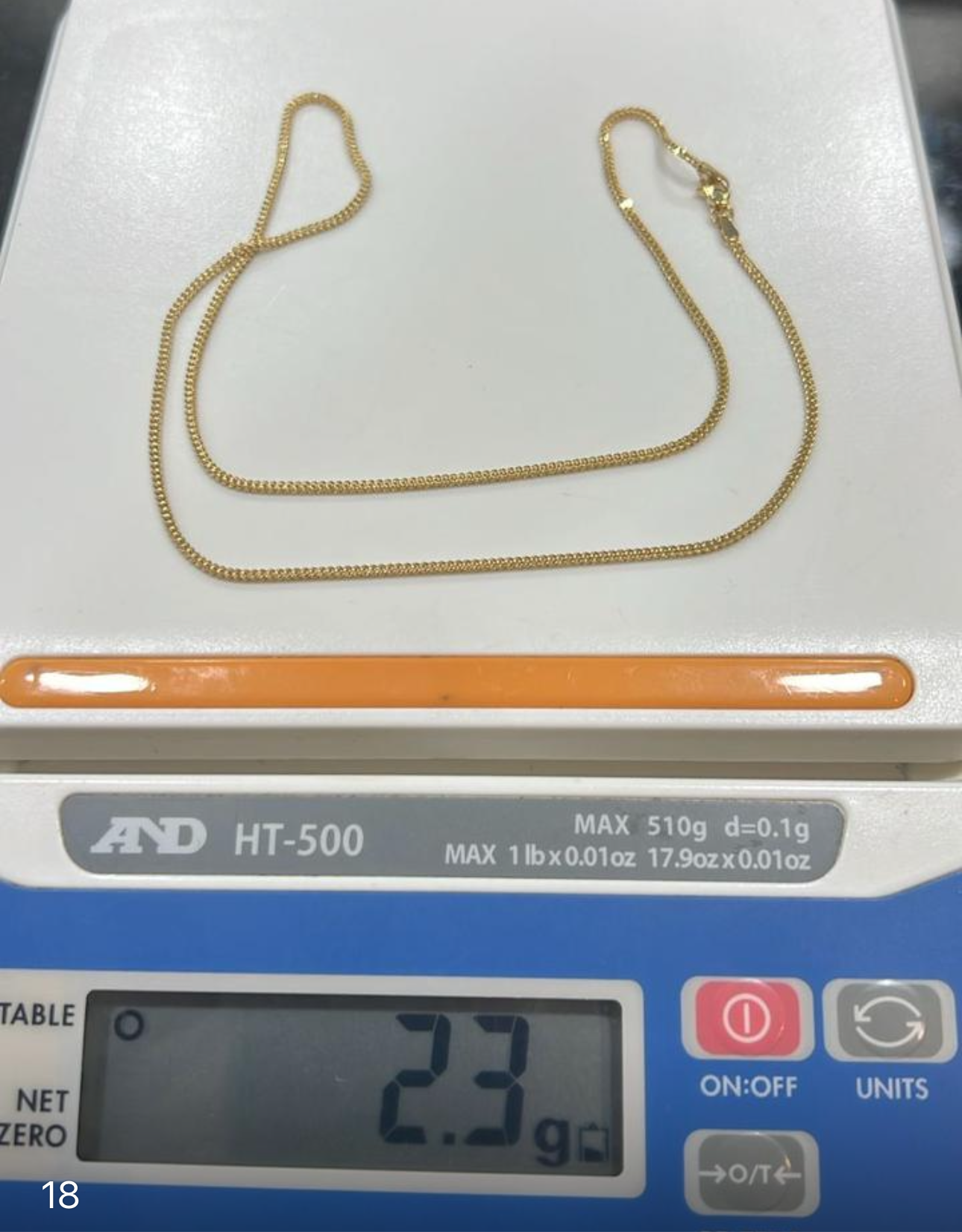 Degaarb 18ct Pure Gold Franco Chain