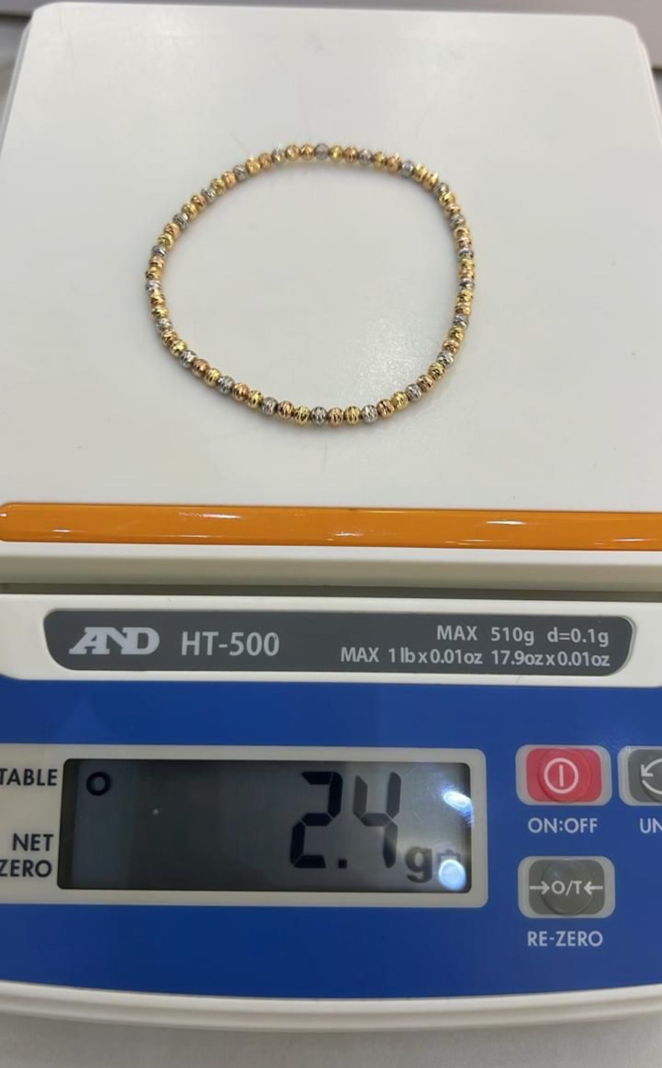 Degaxs 18K Solid Gold (Extra) Ball Bracelet Bangle