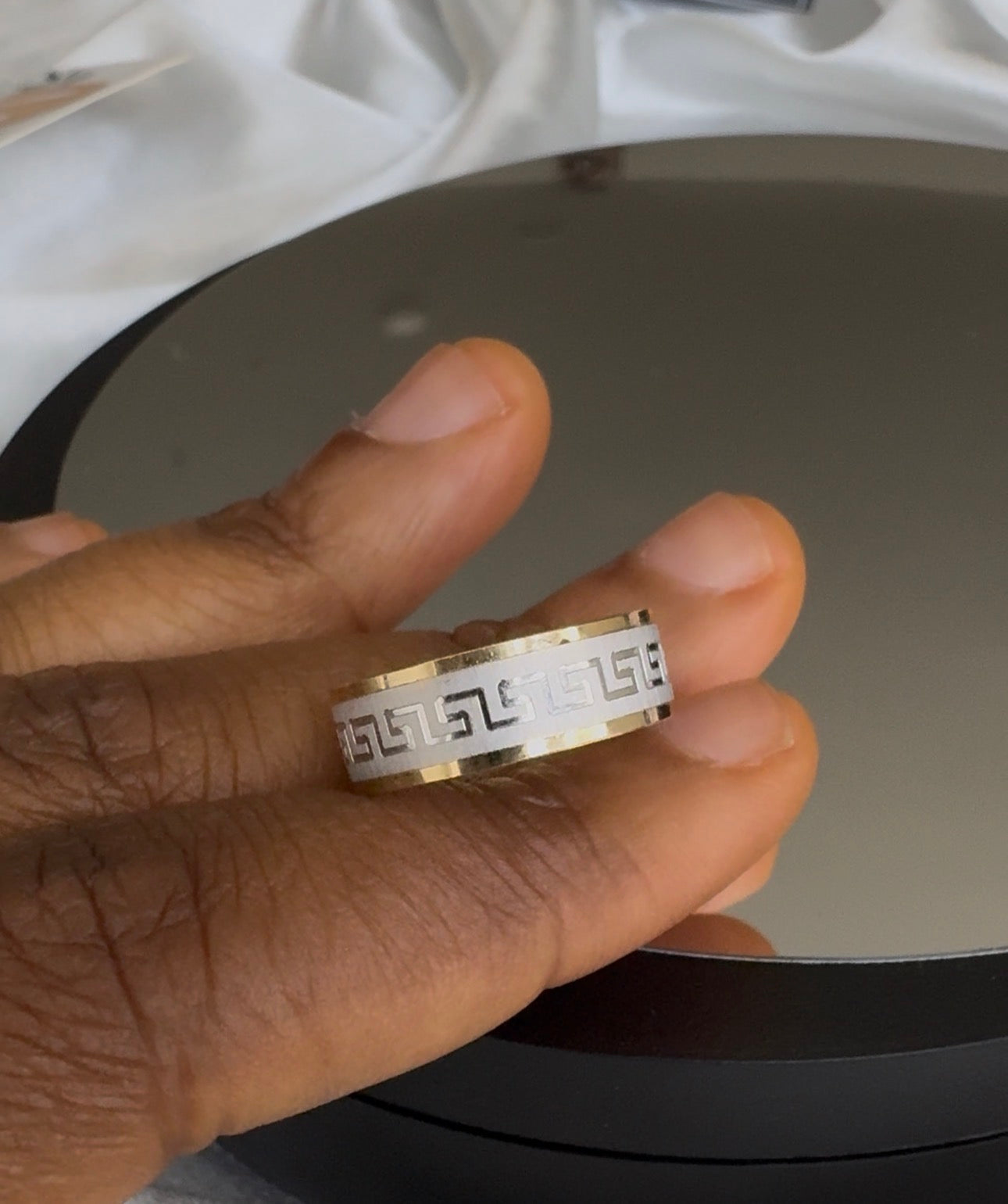 Defapp 18 Karat Pure Gold Wedding Band | Ring Size 6.5