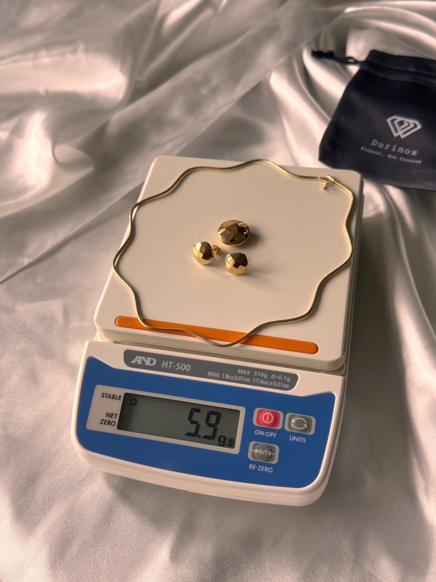 Deglaf 18ct Solid Gold Jewellery Set