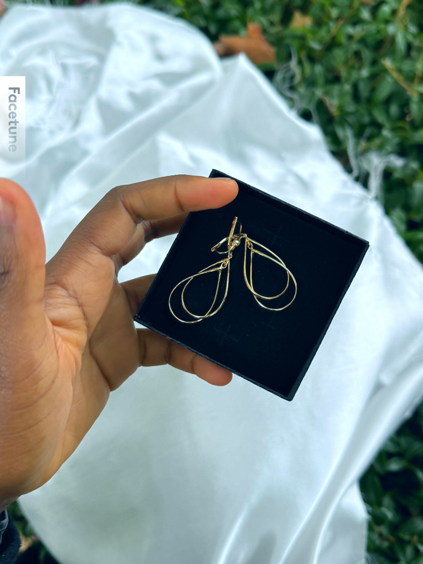 Degat 18Karat Real Gold Drop Earrings