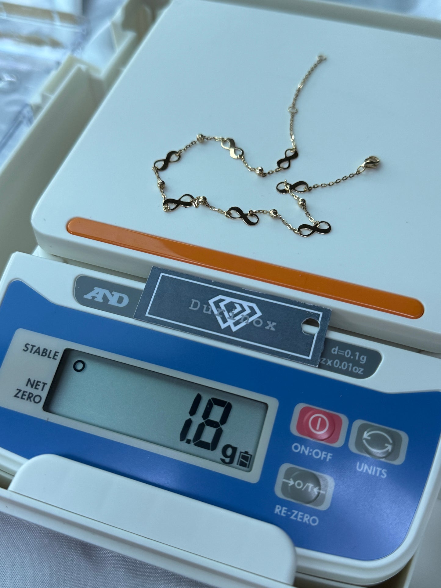 Defag 18K Pure Gold Bracelets (7.5 inches) & Anklets (10.5 inches)