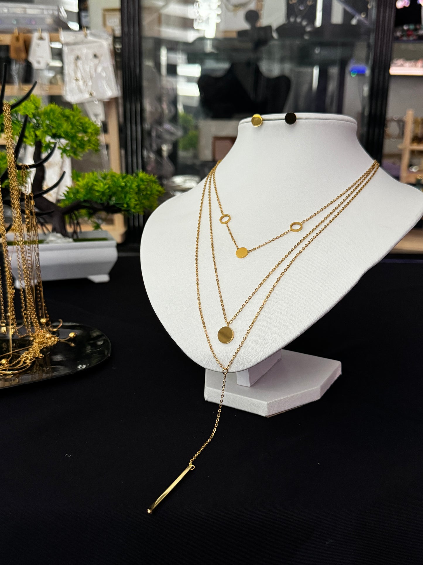 Order DLix Non-Tarnish Hypoallergenic Elegant Party Wedding Engagement Chain Necklace Jewellery Set