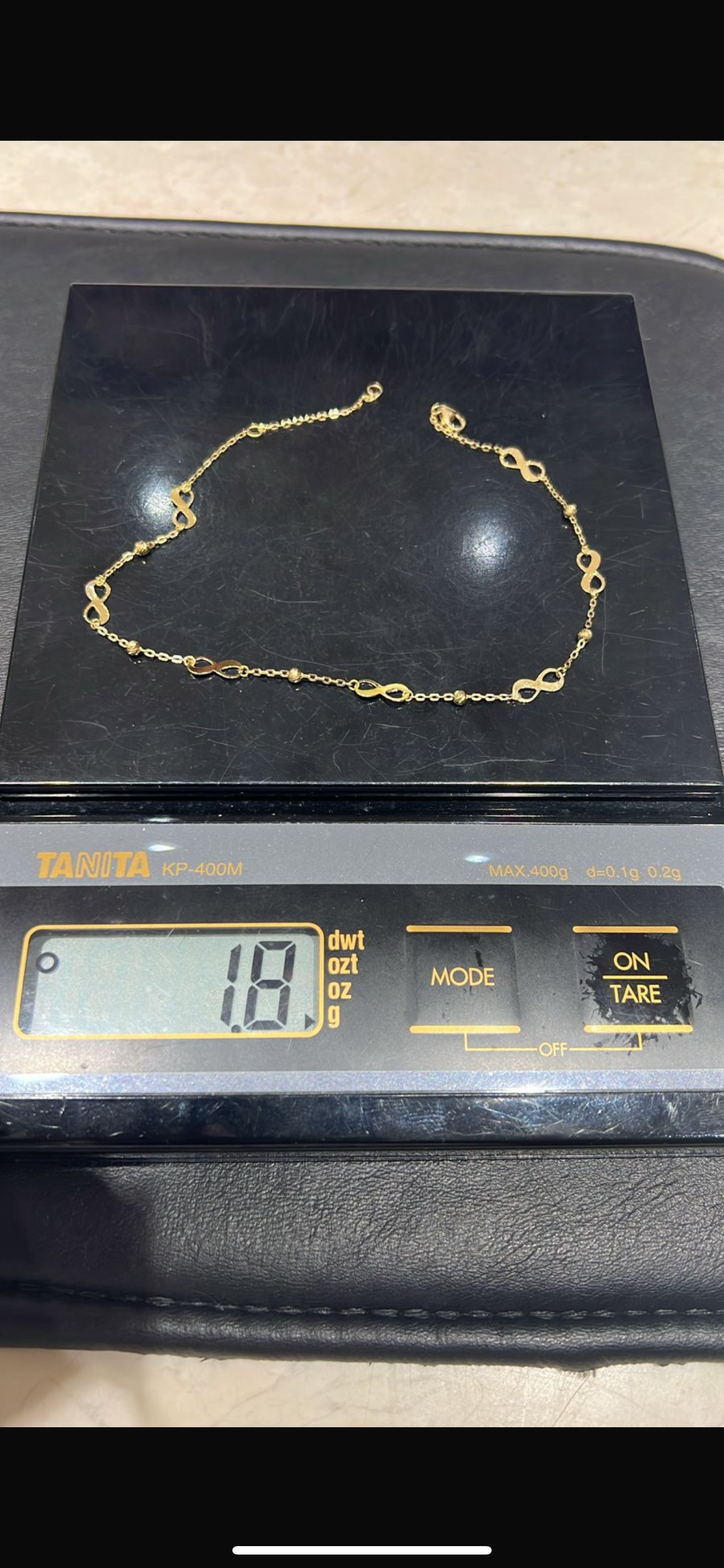 Defag 18K Pure Gold Bracelets (7.5 inches) & Anklets (10.5 inches)