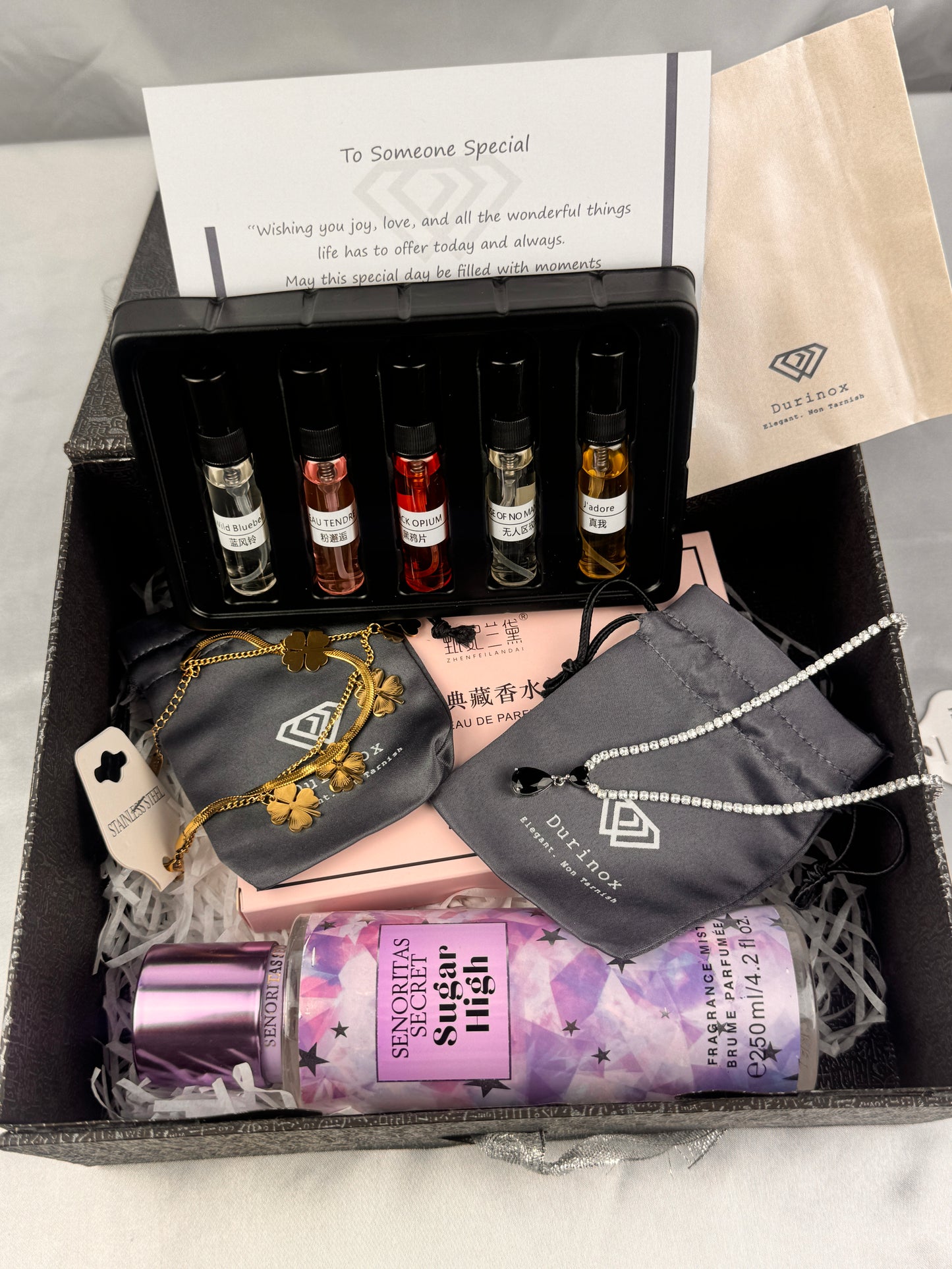 Buy Durif Jewellery & Perfume Gift Box