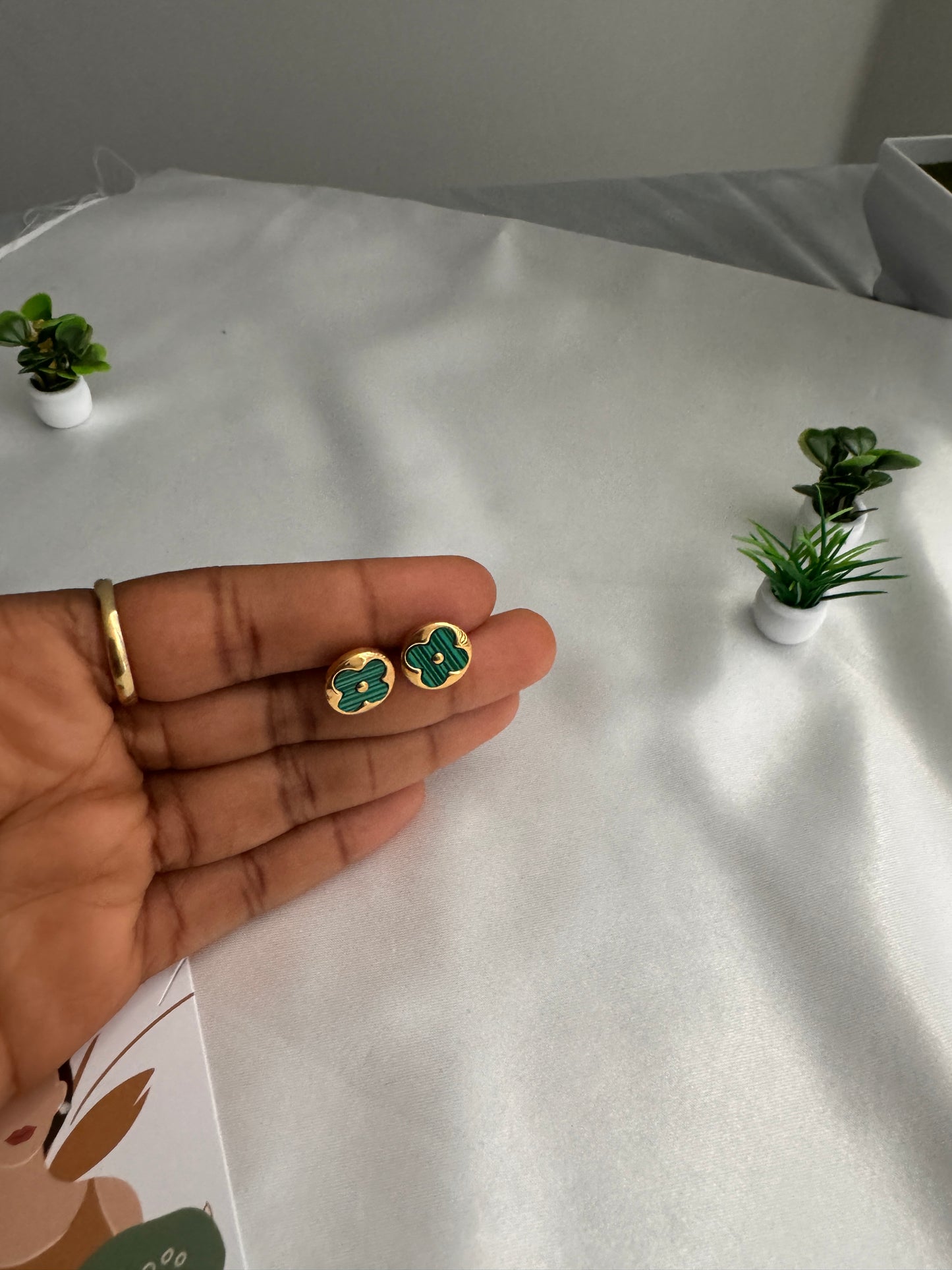 Dega Stainless Steel Stud Earrings