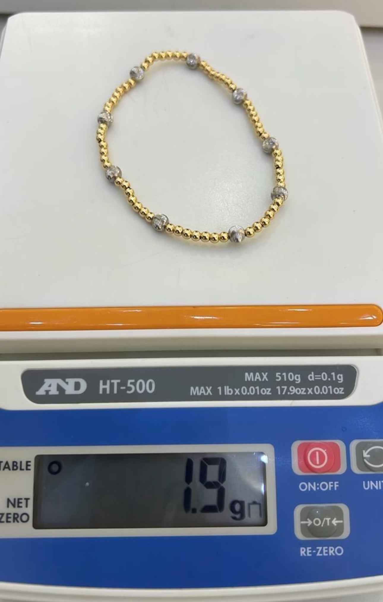 Degaxs 18K Solid Gold (Extra) Ball Bracelet Bangle