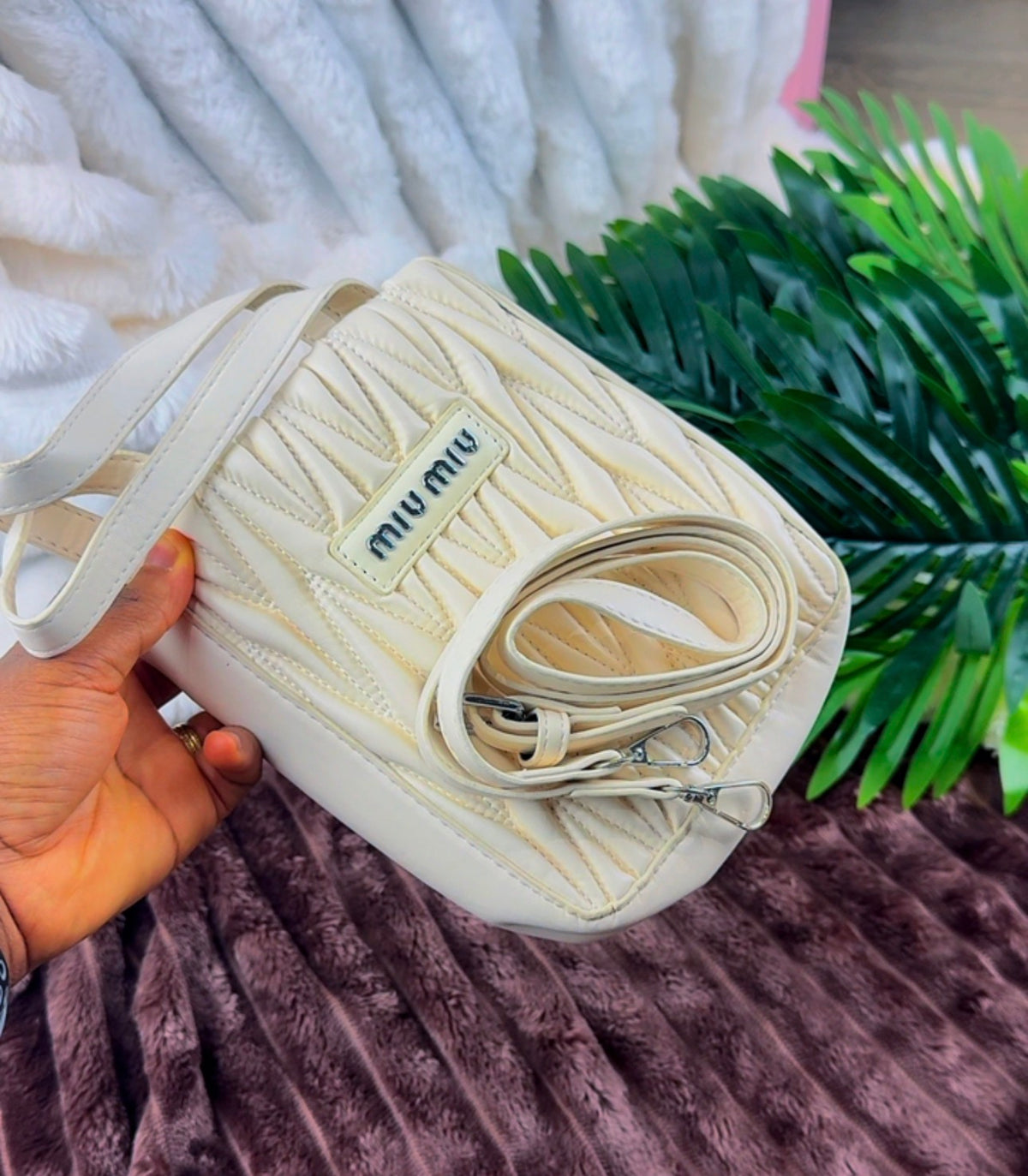 Cream Miu Ladies Handbag {Small} | LARYZ Everyday -055