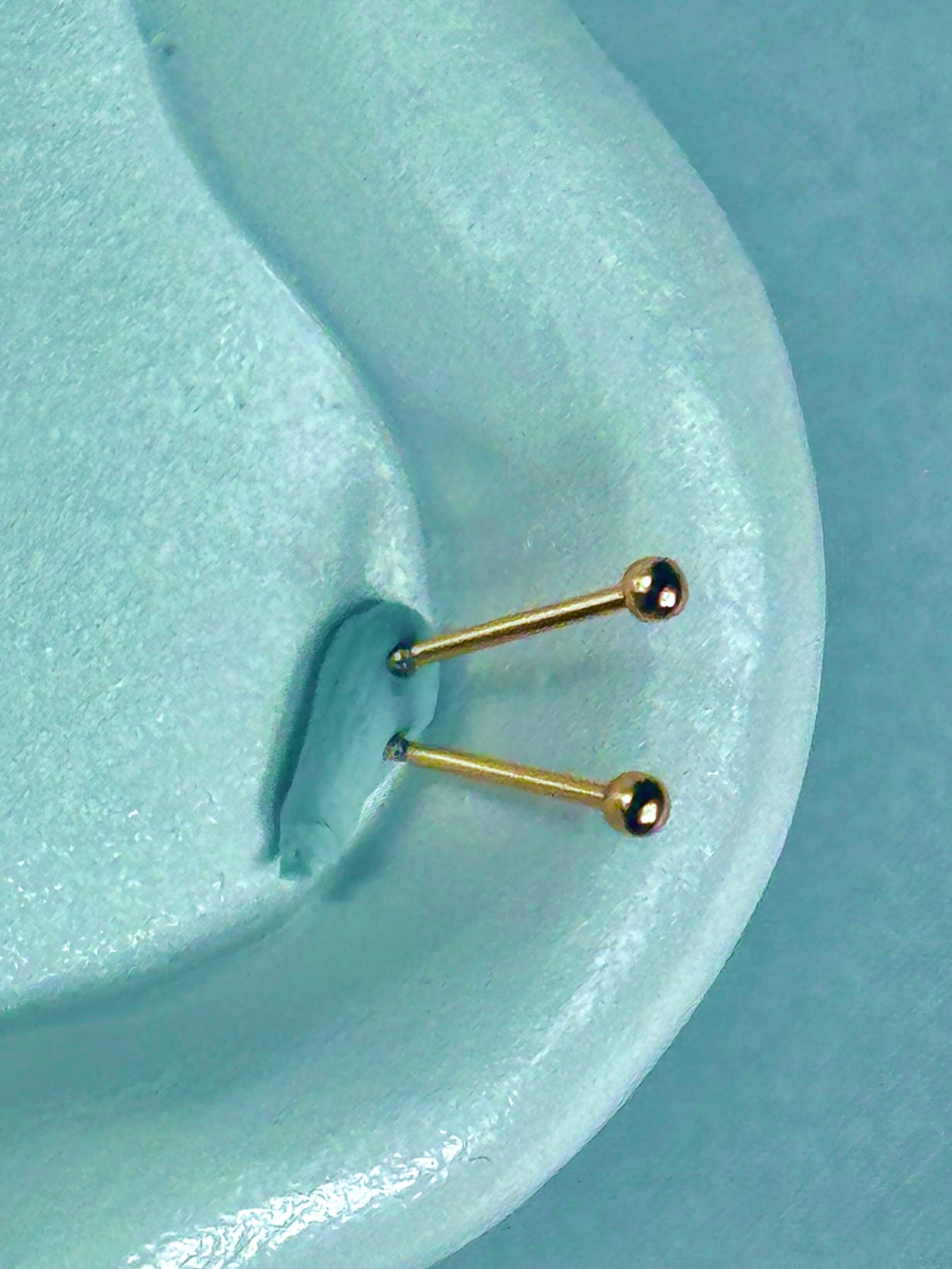Donos Surgical Grade Super Double Electroplated Stainless Steel Nose Stud Piercing