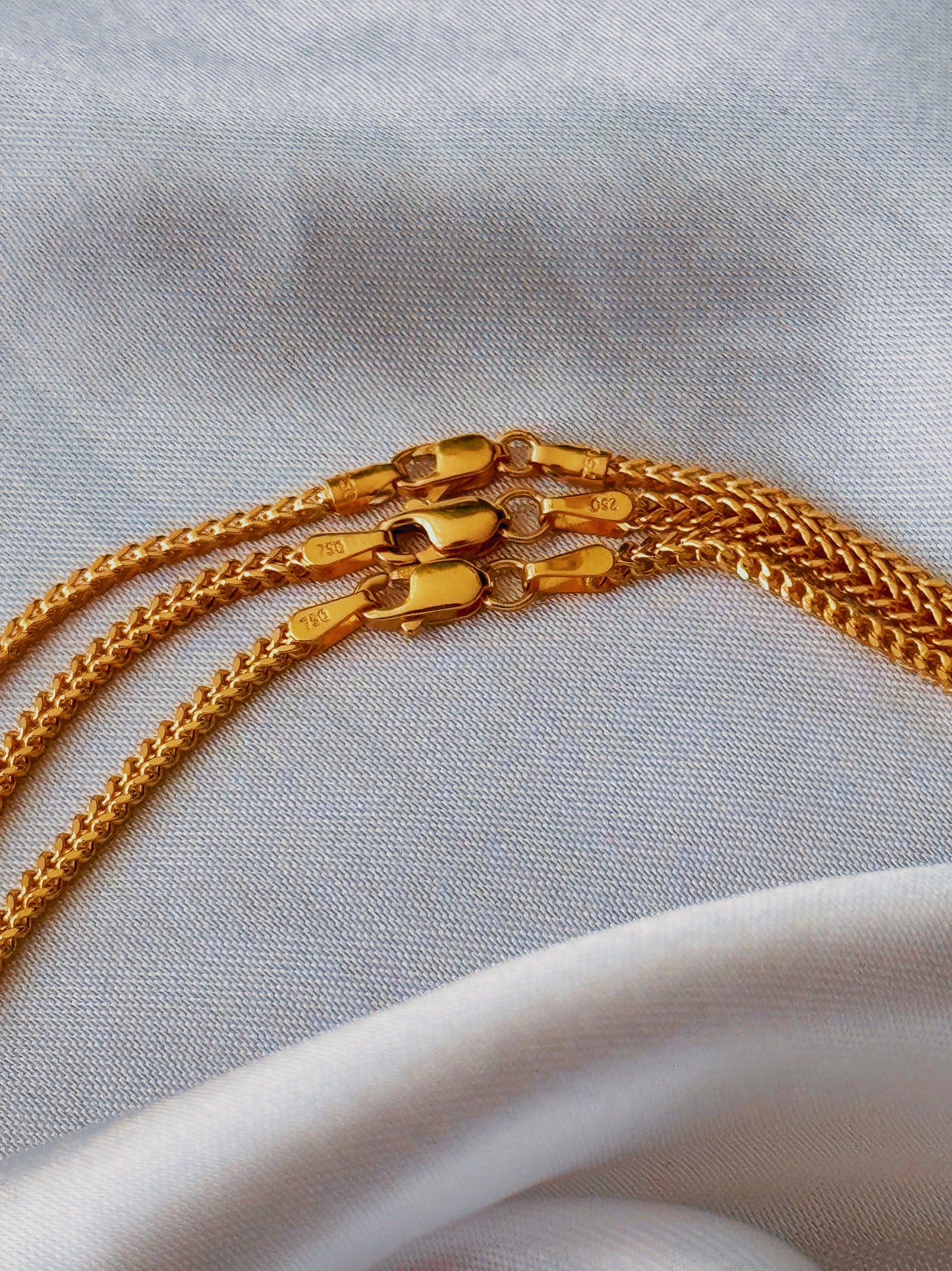 Degaarb 18ct Pure Gold Franco Chain