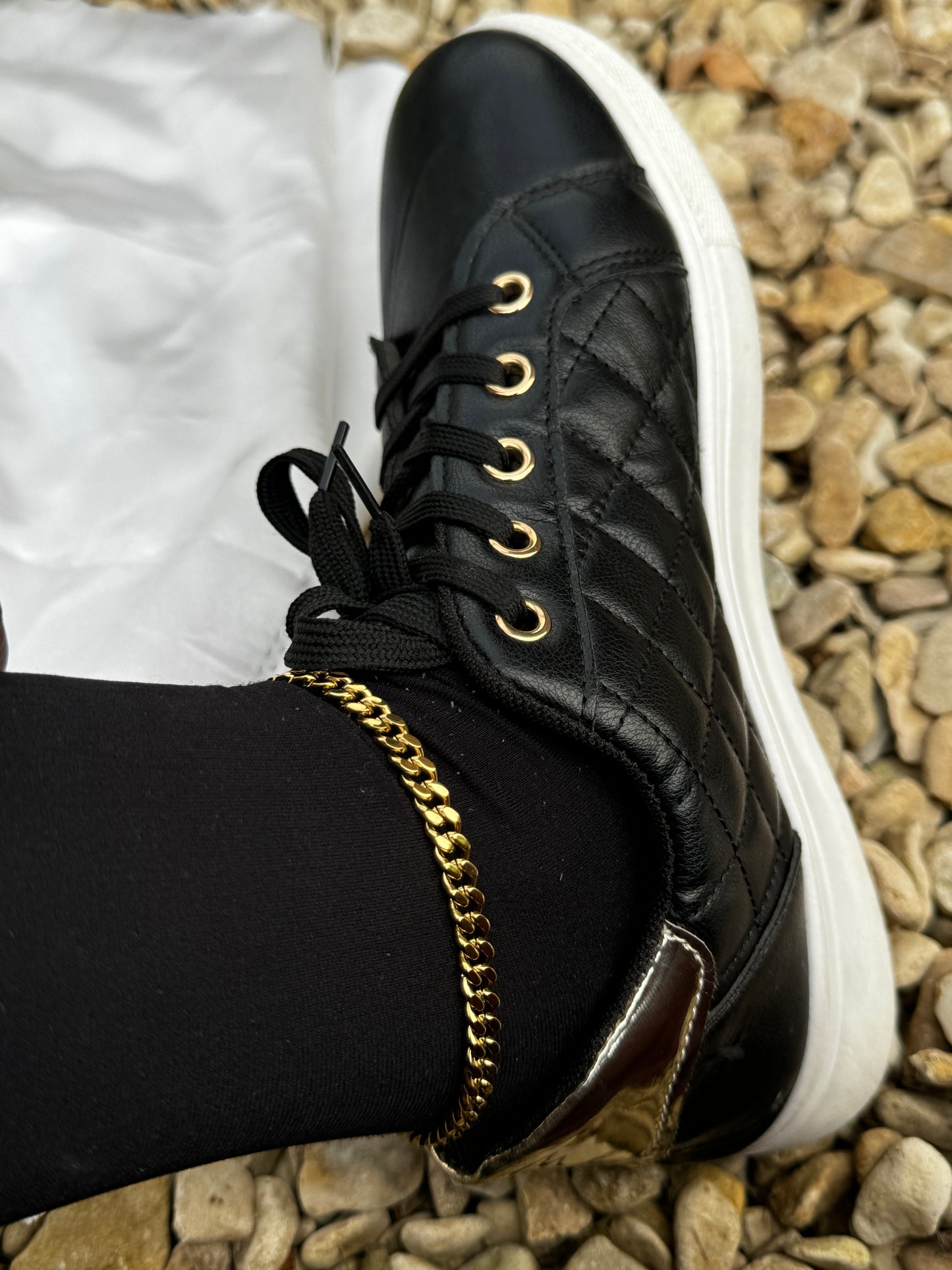 Buy Danch 18K Gold Plated Cuban Chain Anklets Non Tarnish Hypoallergenic