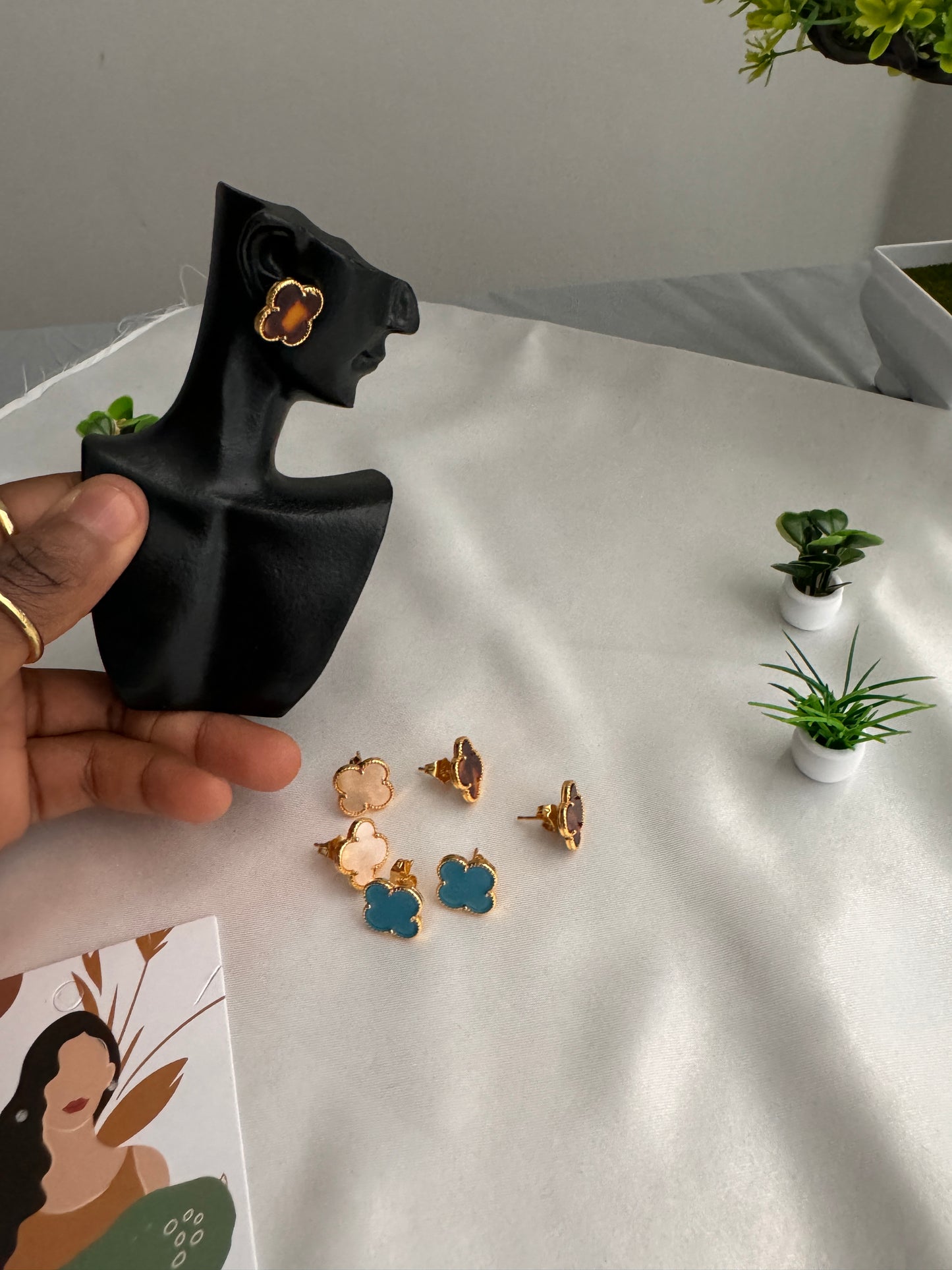 Dega Trendy Stud Earrings