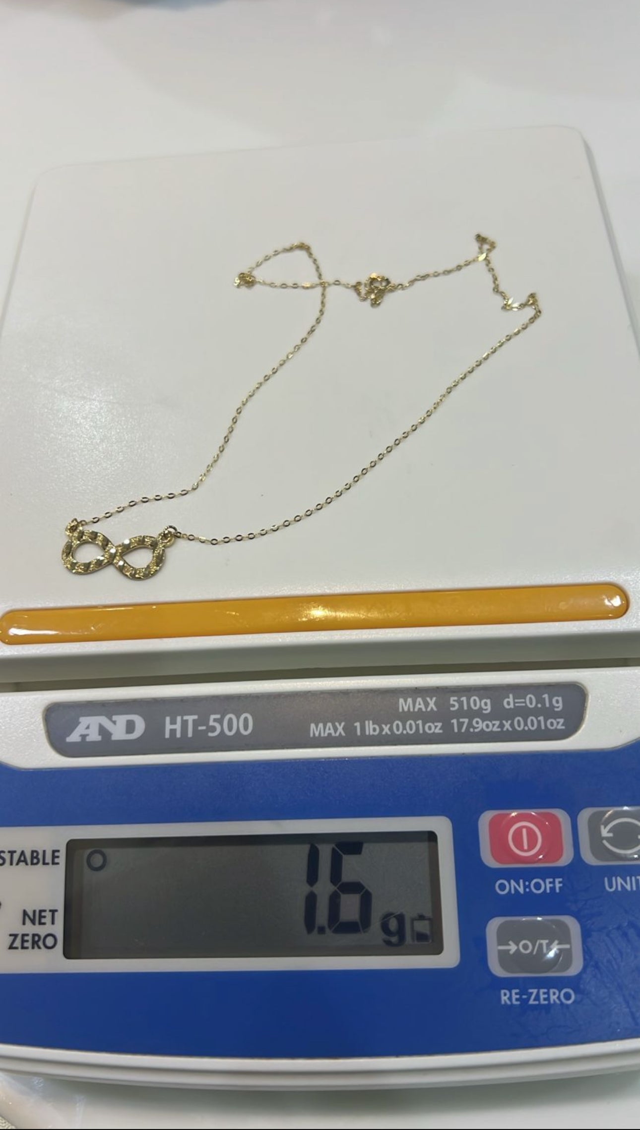 Defar 18ct Solid Gold Instant Chain Necklace 18 Inches