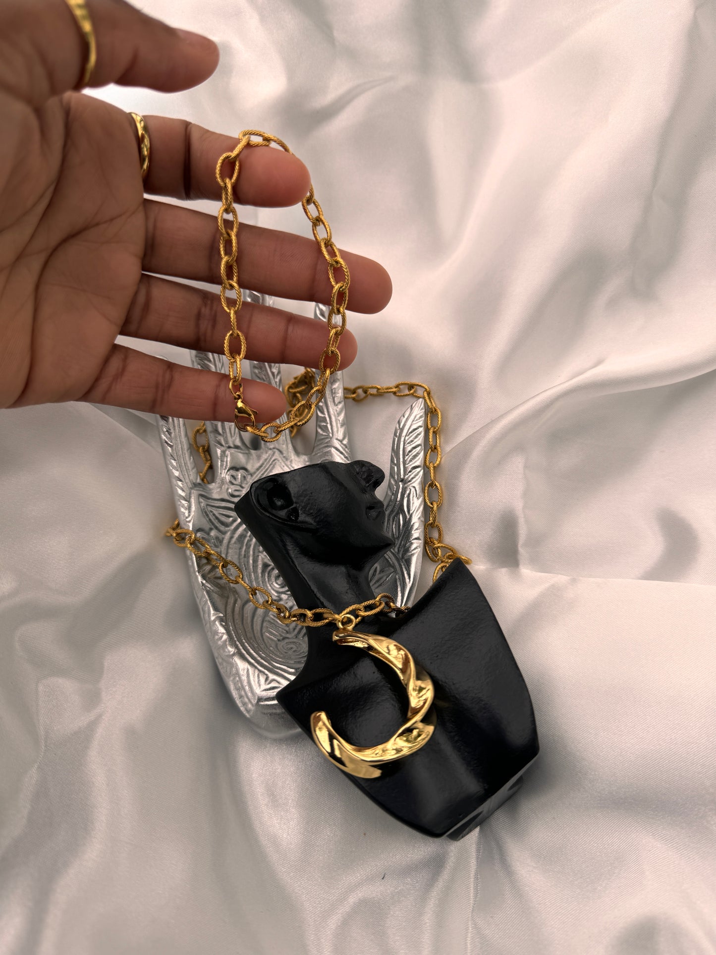 Dixxa Super Double Electroplated Stainless Steel Non Tarnish Bold & Chunky 17.5” Chain