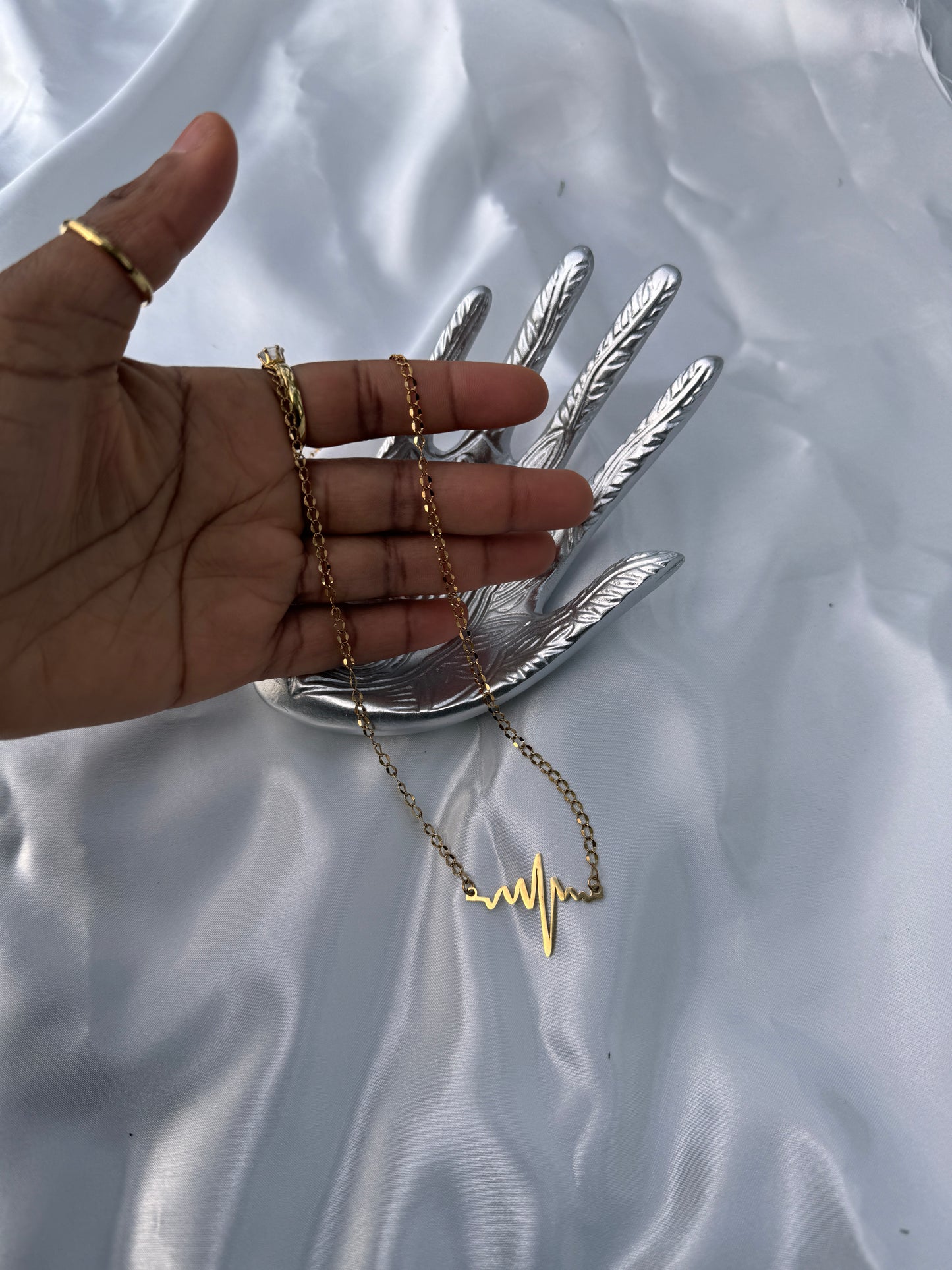 Diha Super Double Electroplated Stainless Steel Everyday Wear Non Tarnish Chain Necklace
