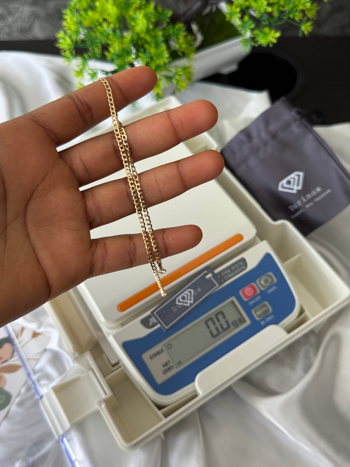 Deglaak 18Karat Pure Gold (Extra) Cuban Anklets