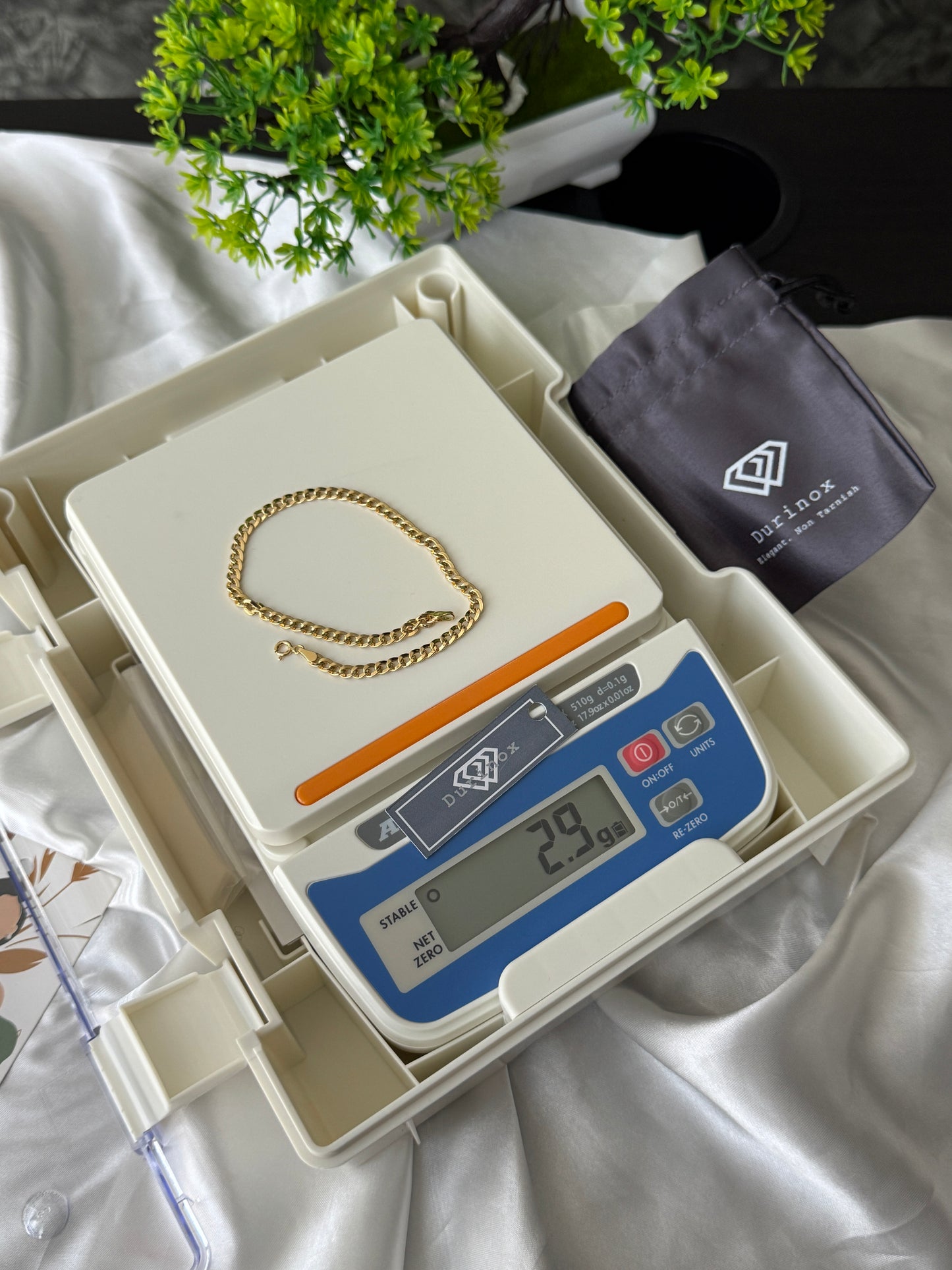 Deglaak 18Karat Pure Gold (Extra) Cuban Anklets