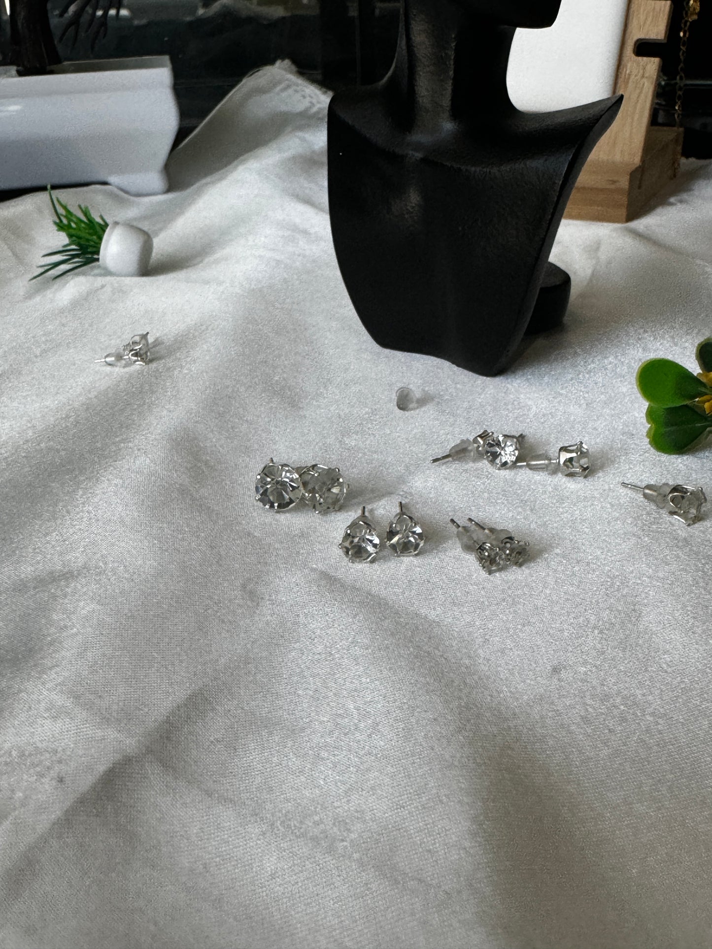 Deba Crystal Stud Earrings