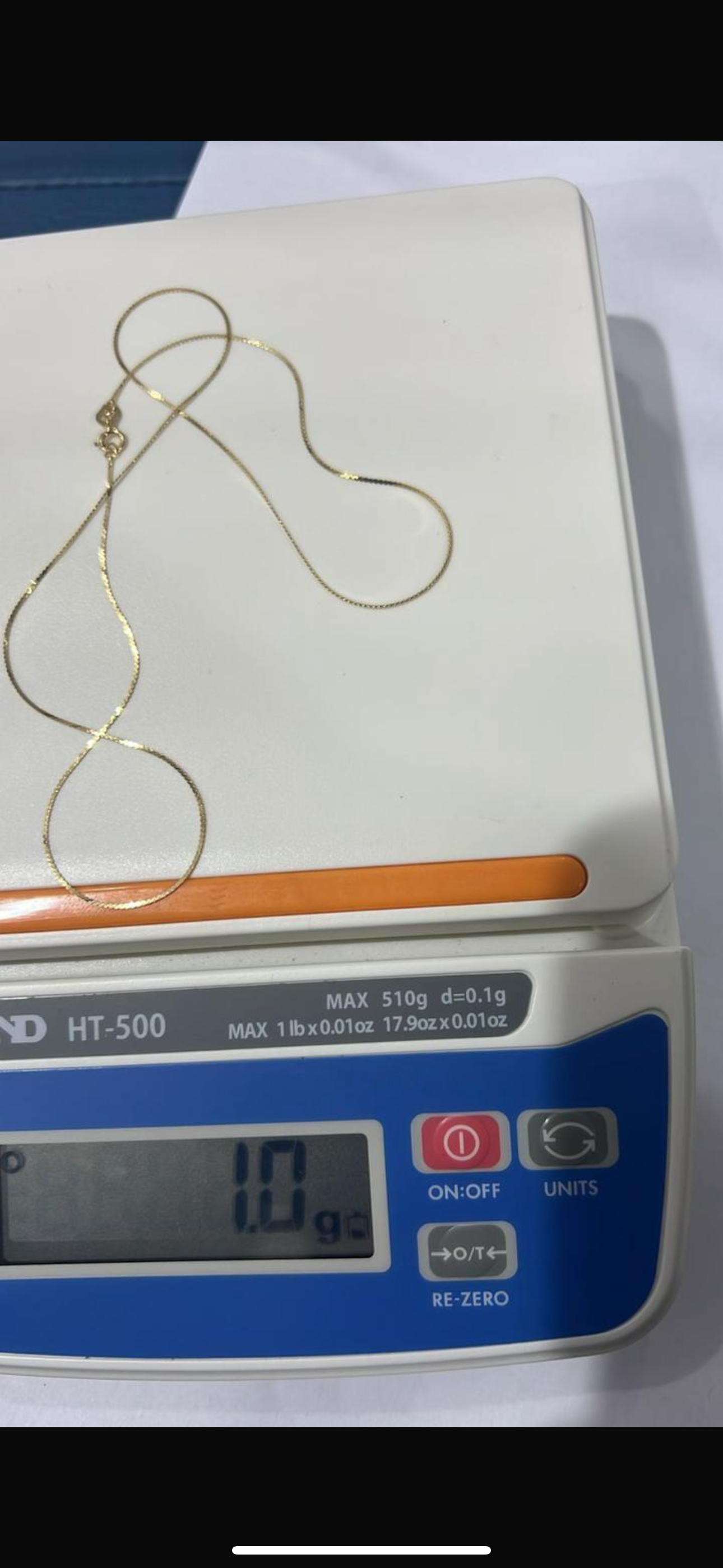 Degaatt 18ct Pure Gold Chain 18inches