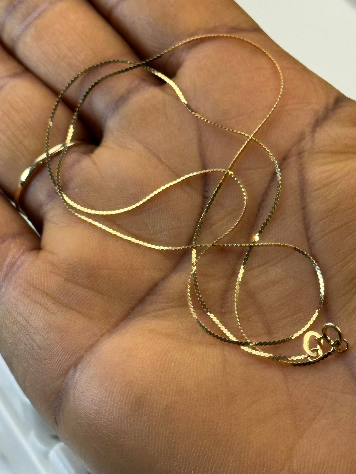 Degaatt 18ct Pure Gold Chain 18inches