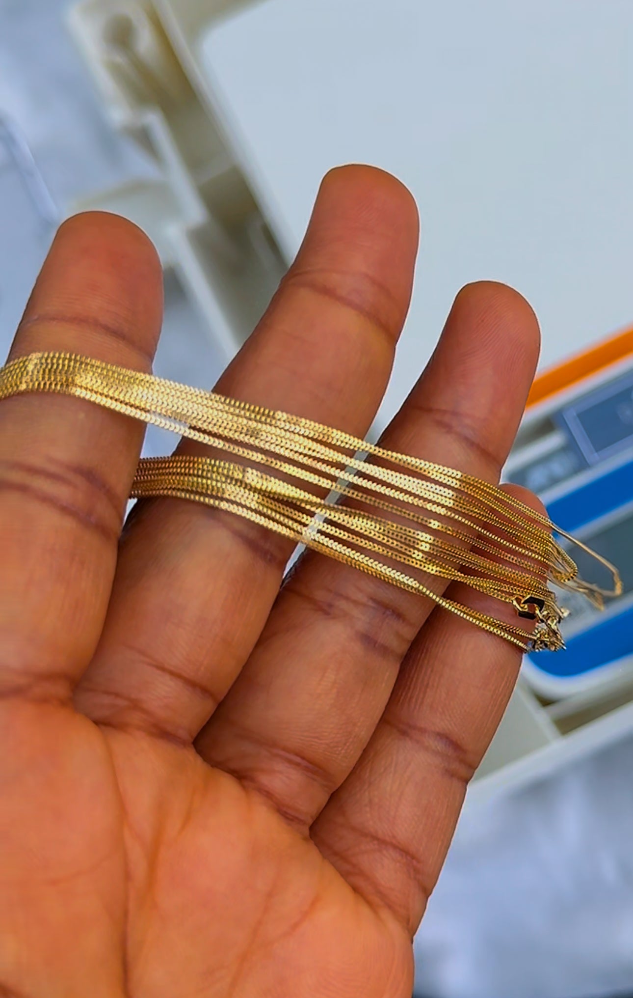 Degacts 18ct Solid Gold Chain 18 & 20 Inches