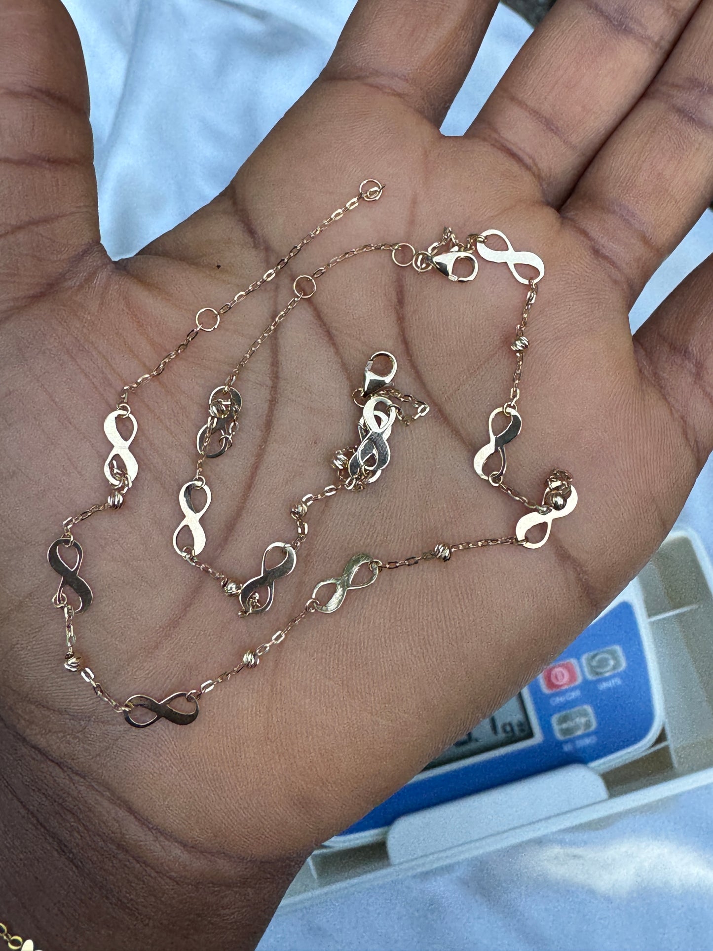 Defag 18K Pure Gold Bracelets (7.5 inches) & Anklets (10.5 inches)