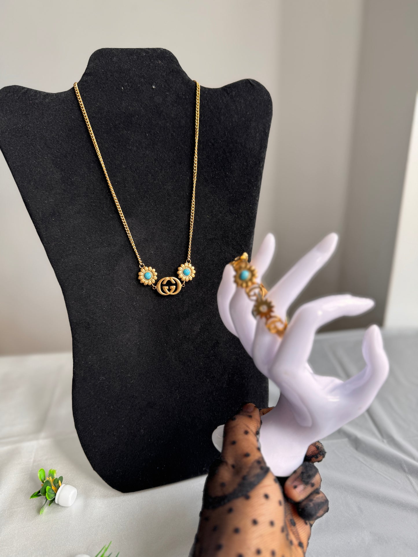 Digga Gold Plated Super Double Electroplated Stainless Steel Jewellery Set