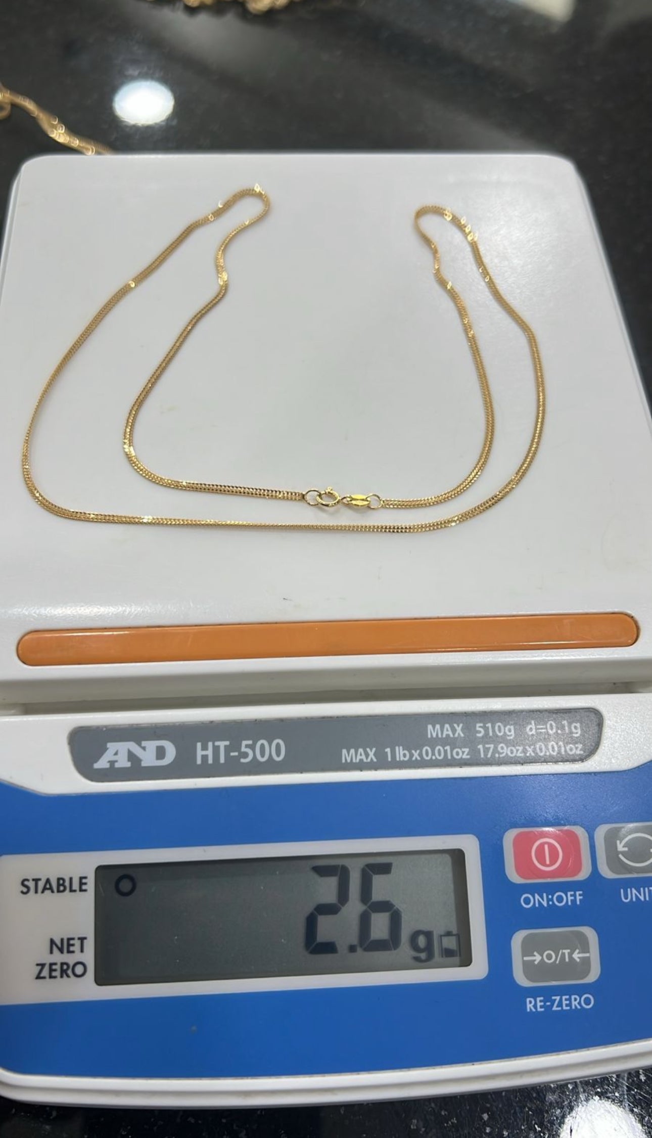 Degacts 18ct Solid Gold Chain 18 & 20 Inches