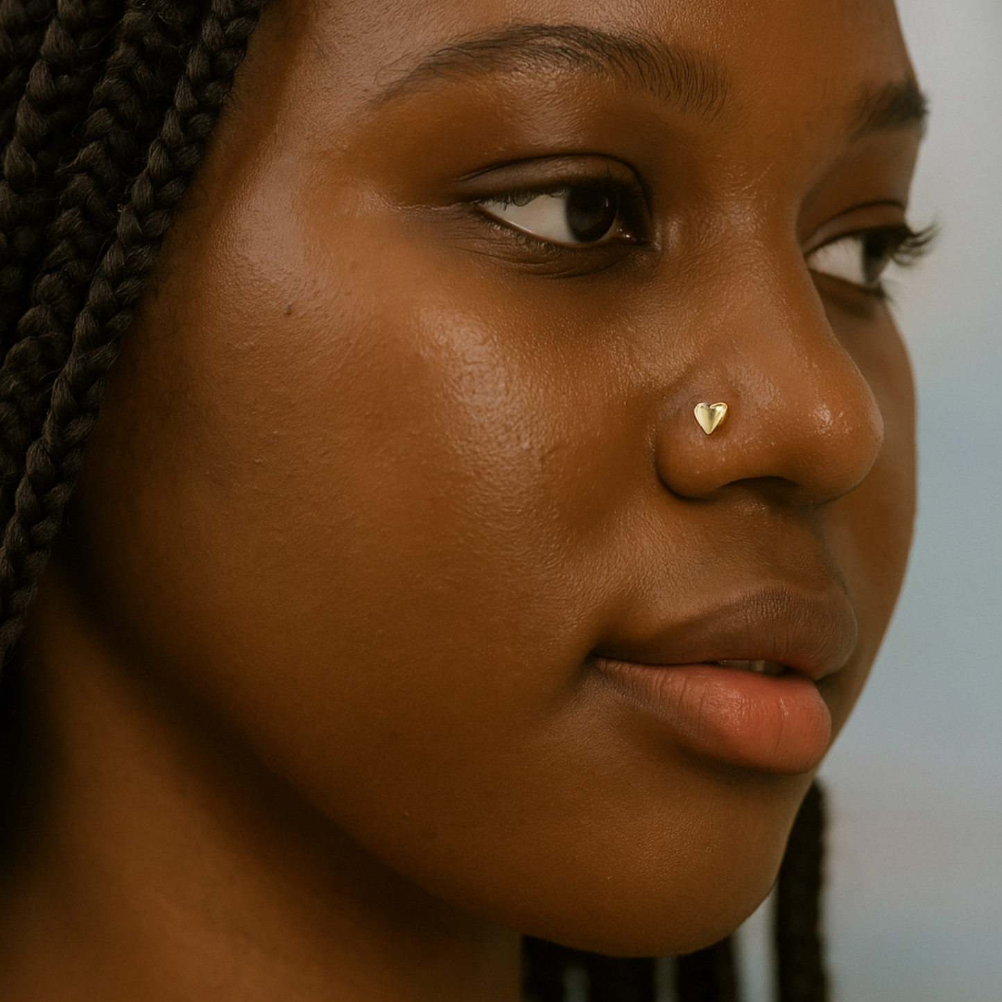 Dugad 22ct | 22 Karat Real Gold Nose Stud Pin Ring