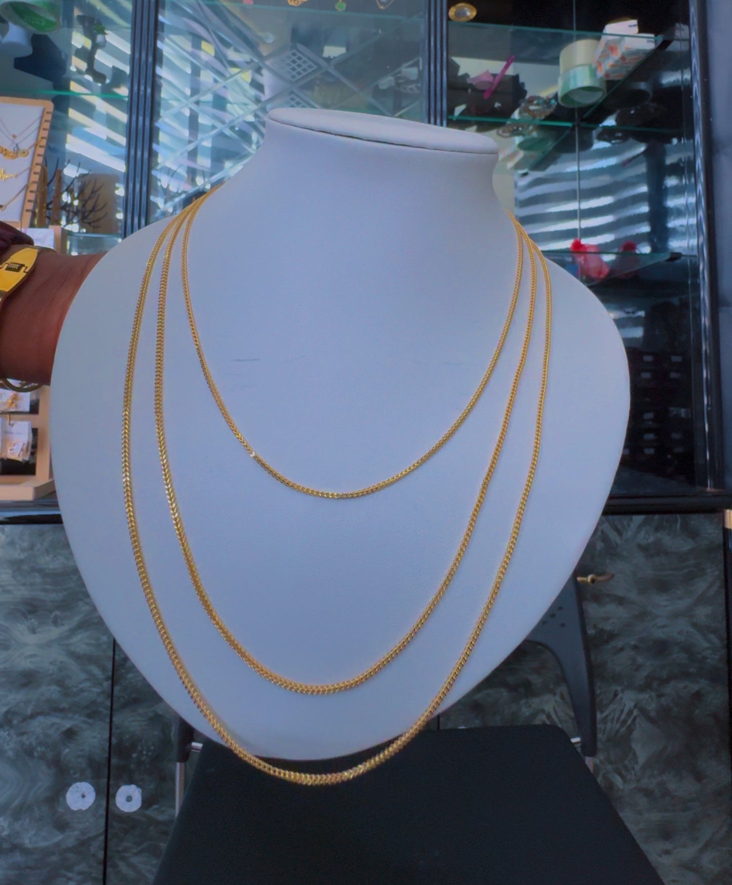 Degaarb 18ct Pure Gold Franco Chain
