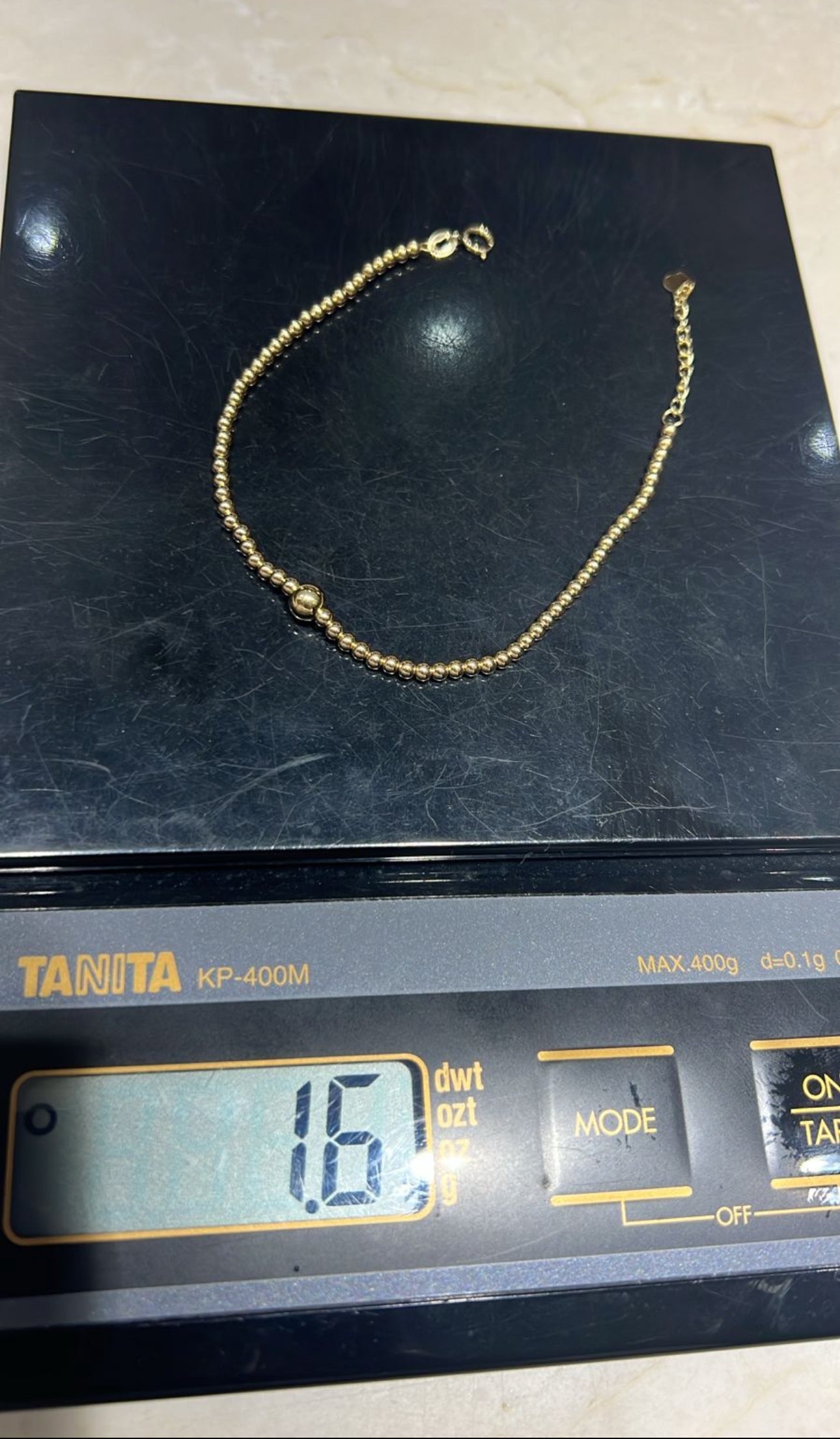 Degaxs 18K Solid Gold (Extra) Ball Bracelet Bangle