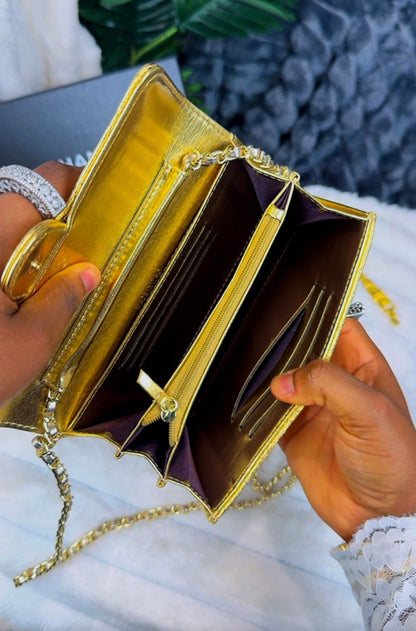 The Convertible Caviar & Quilted Lambskin Leather Chain Wallet & Crossbody - LASi009