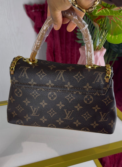 Monogram Canvas Flat Ladies Handbag | LARYZ Everyday - 033 | Medium