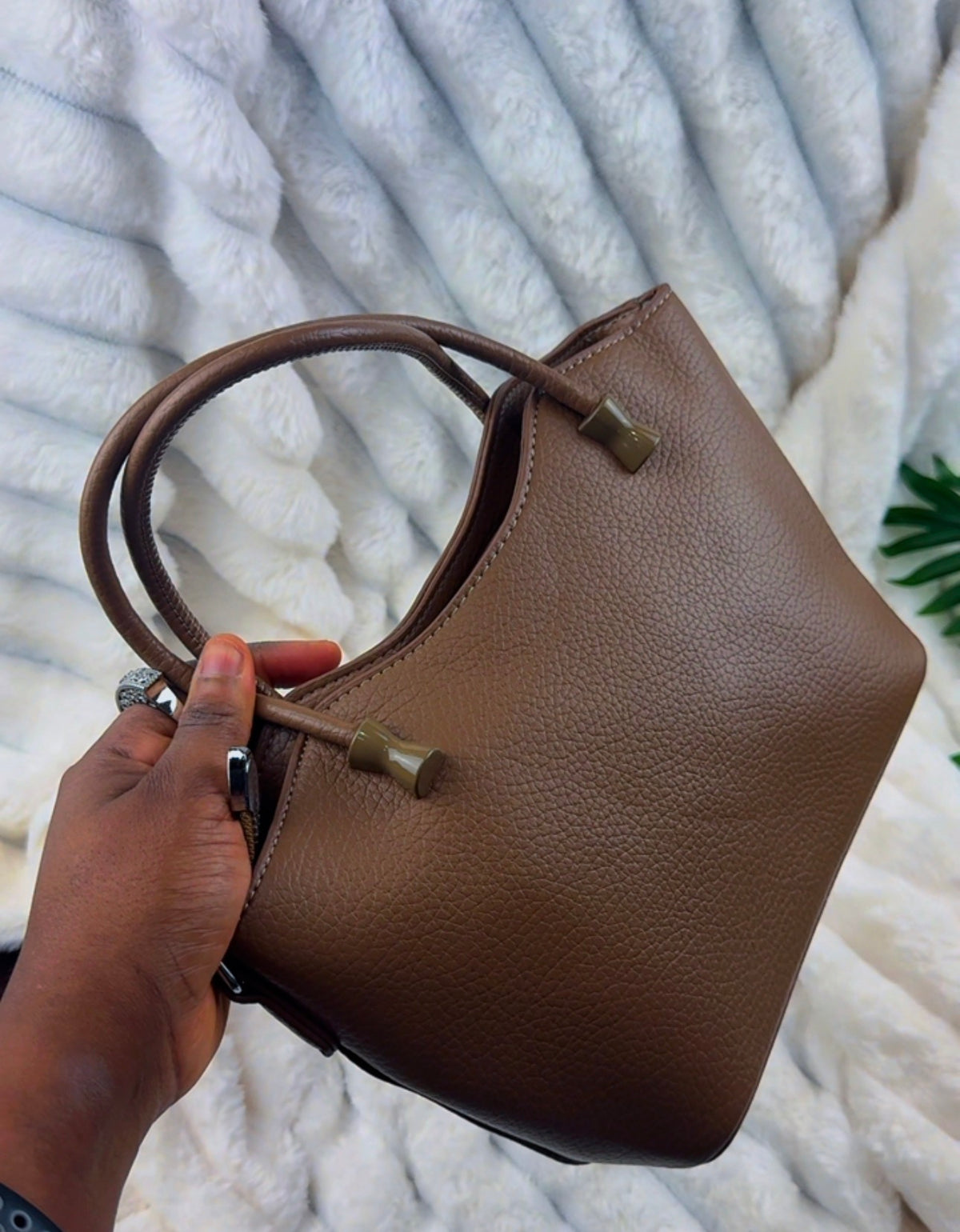 Brown Tote Women's Handbag | LARYZ Everyday - 017 | Small-Medium