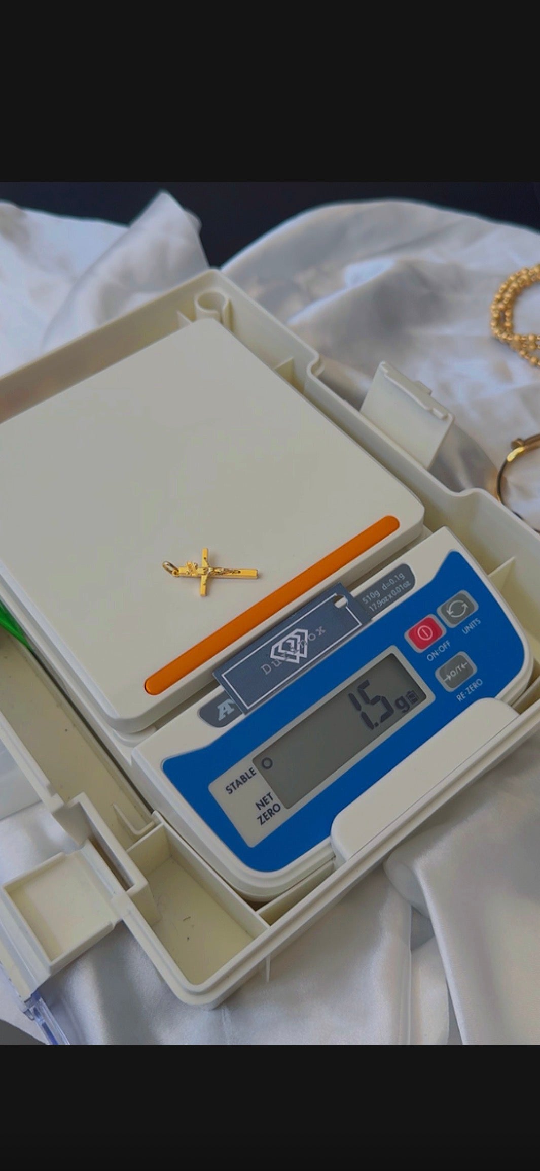 Deglac 18Karat Solid Gold Cross Pendants