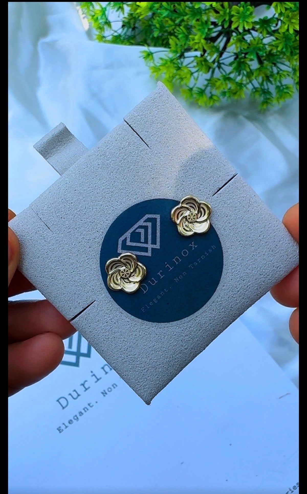 18K Solid Gold Textured Stud Earrings – Floral, Greek Key Clover & Bow Statement Stud Earrings (Pick Your Style) | 1.5 - 2.0g