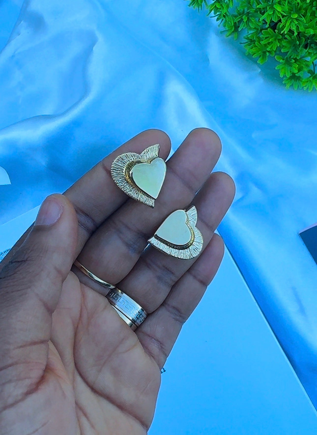 18ct Solid Italian Gold Clip Earrings (Super Extra)
