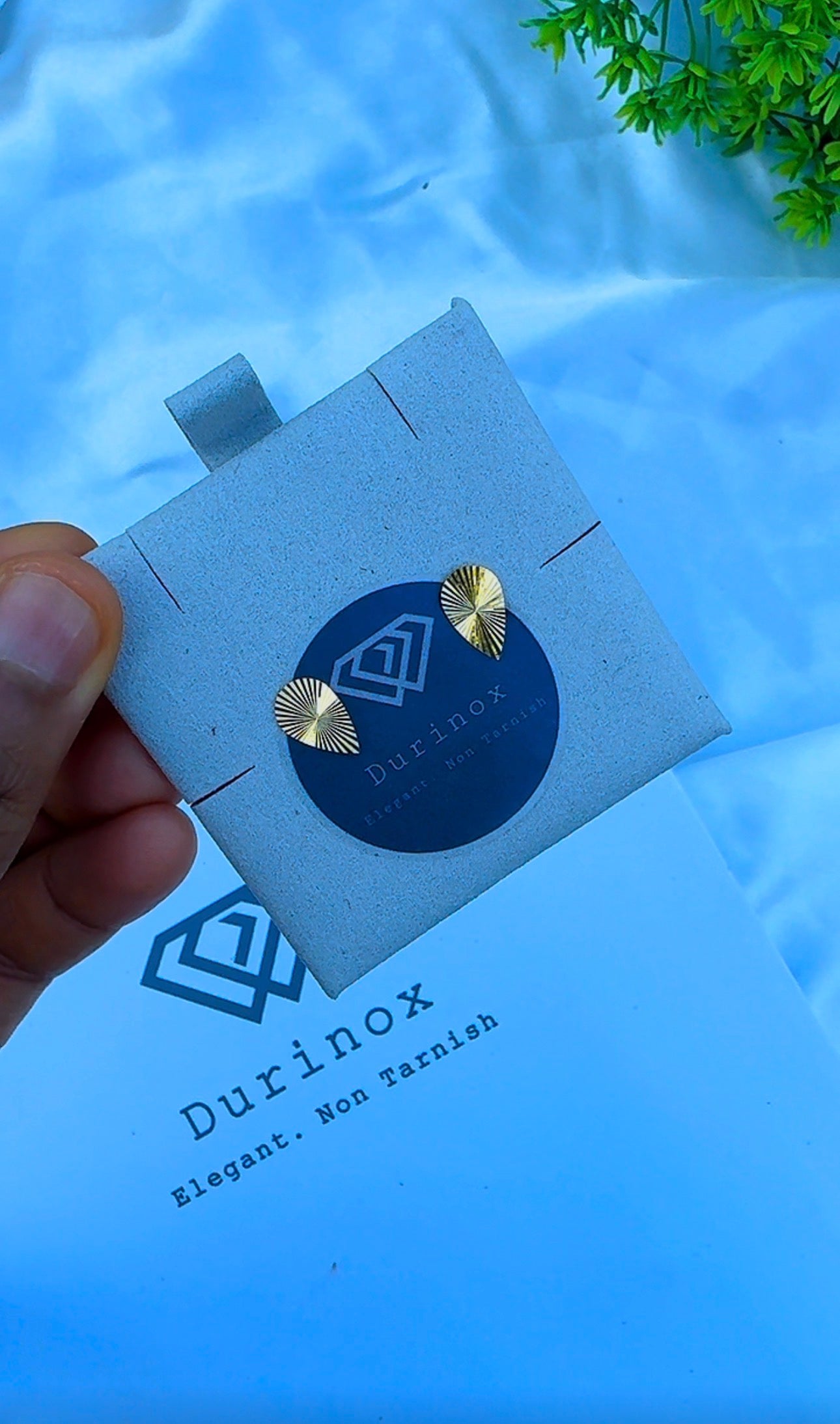 21K Solid Gold Stud Earrings Collection | High-Purity Gold⁠ | Lightweight 0.9g - 1.1g