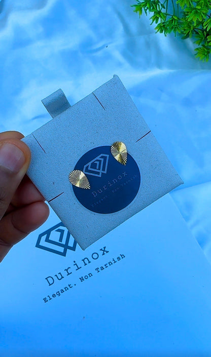 21K Solid Gold Stud Earrings Collection | High-Purity Gold⁠ | Lightweight 0.9g - 1.1g